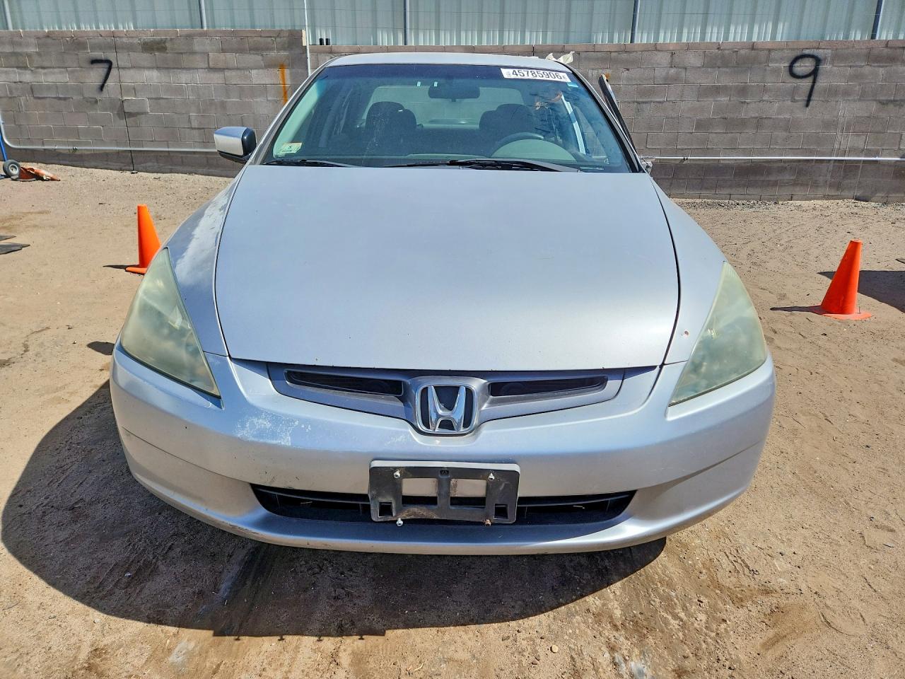2005 Honda Accord Lx Silver vin: 1HGCM56485A112881