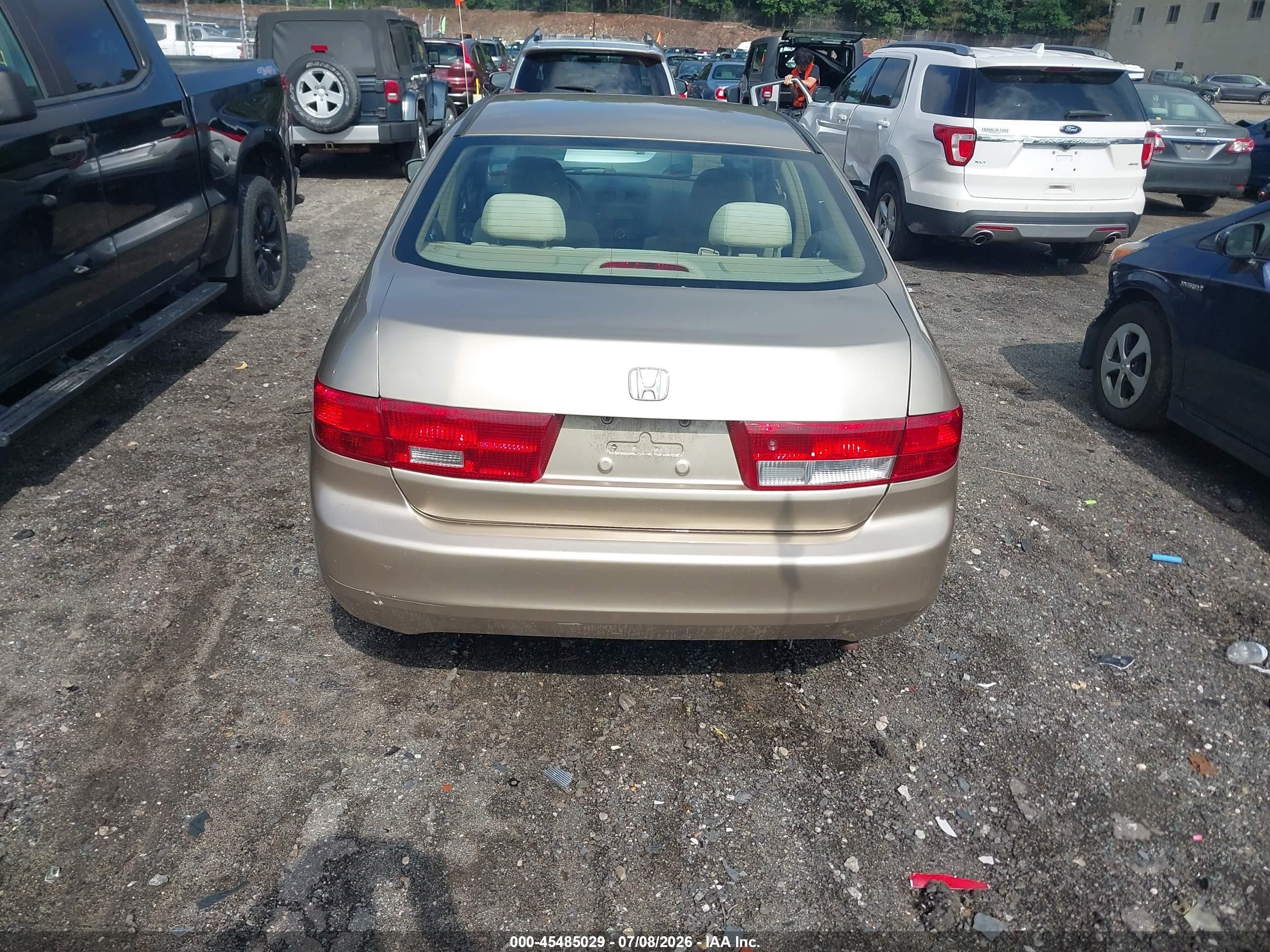 2005 Honda Accord 2.4 Lx Gold vin: 1HGCM56485A126697