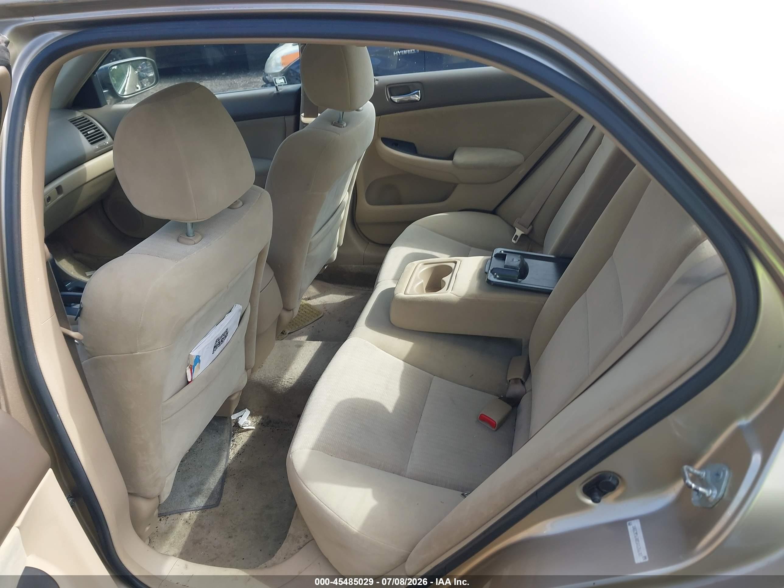 2005 Honda Accord 2.4 Lx Gold vin: 1HGCM56485A126697
