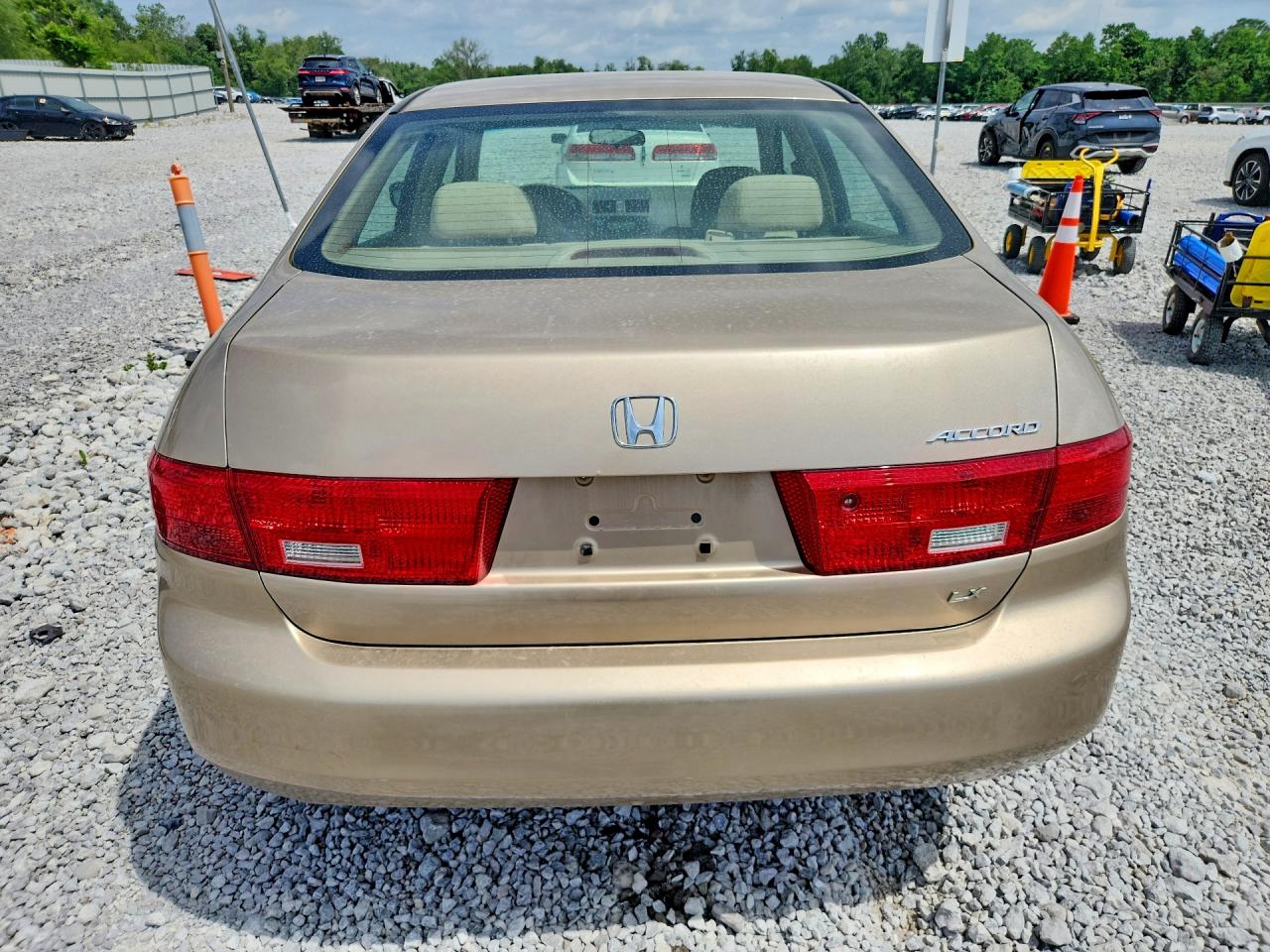 2005 Honda Accord Lx Tan vin: 1HGCM56485A160896