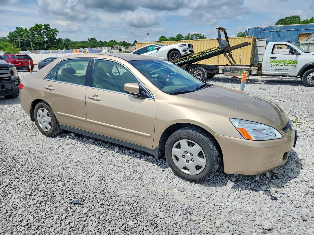 2005 Honda Accord Lx Tan vin: 1HGCM56485A160896