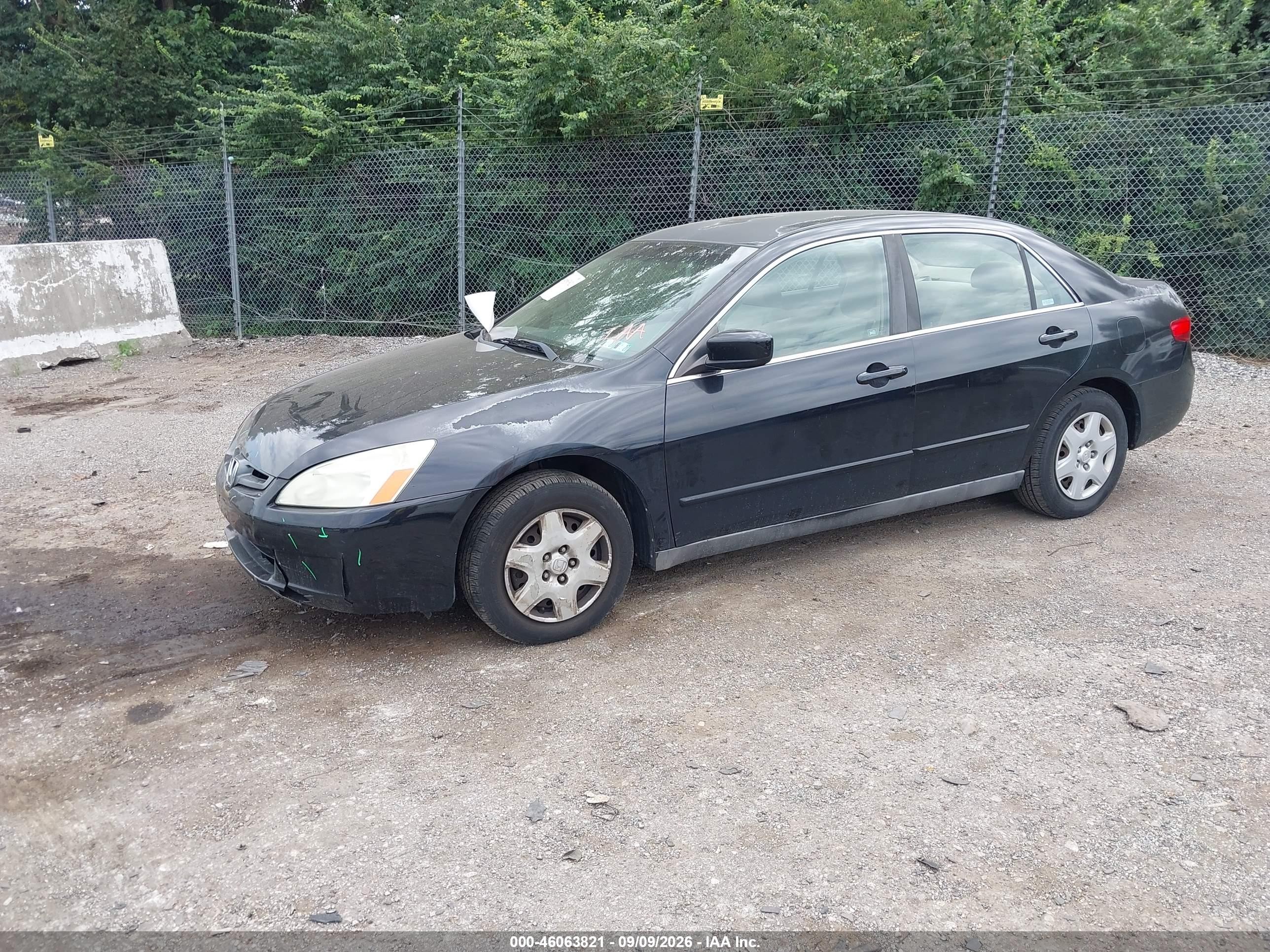 2005 Honda Accord 2.4 Lx Black vin: 1HGCM56485A171655