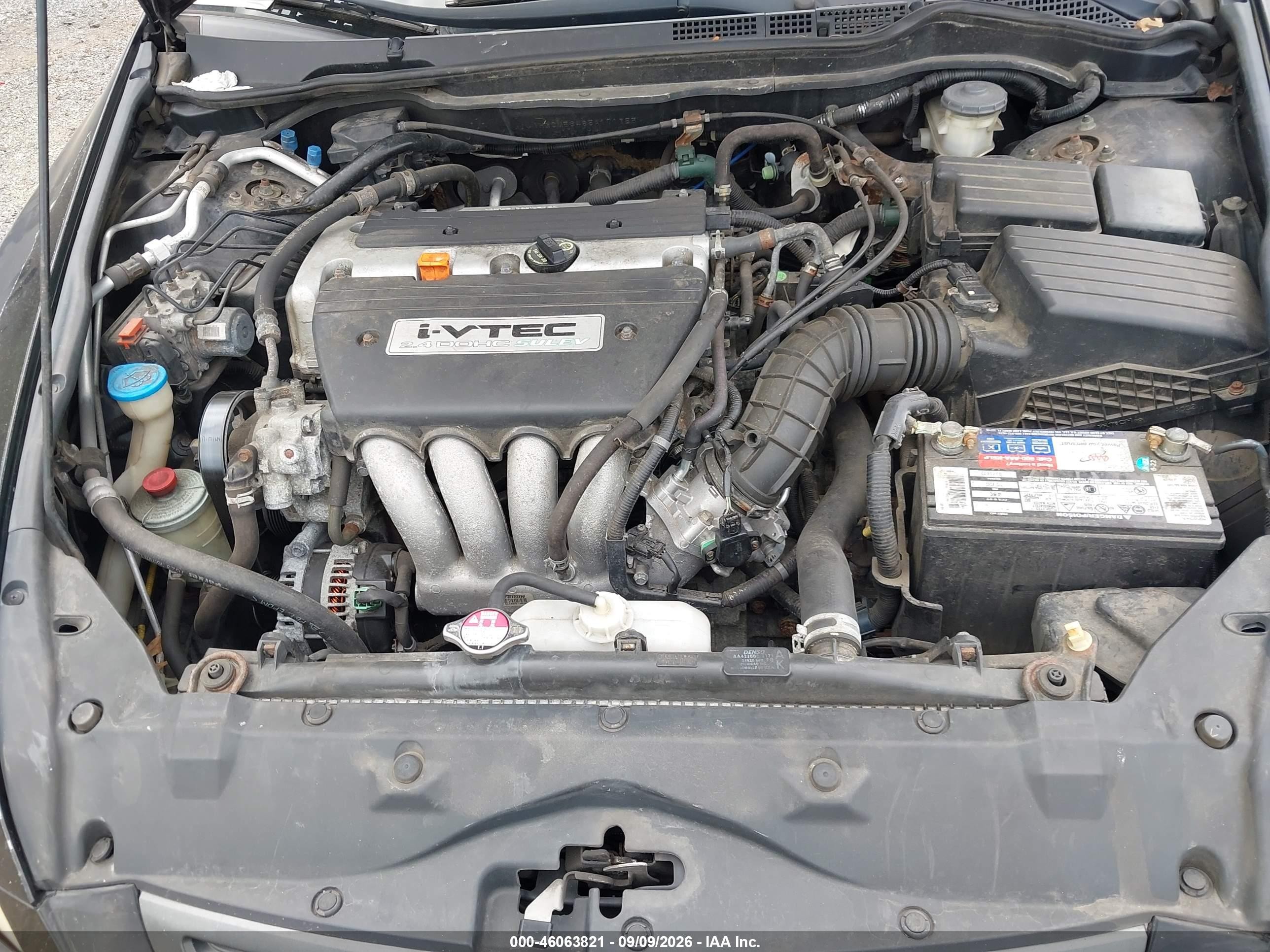 2005 Honda Accord 2.4 Lx Black vin: 1HGCM56485A171655