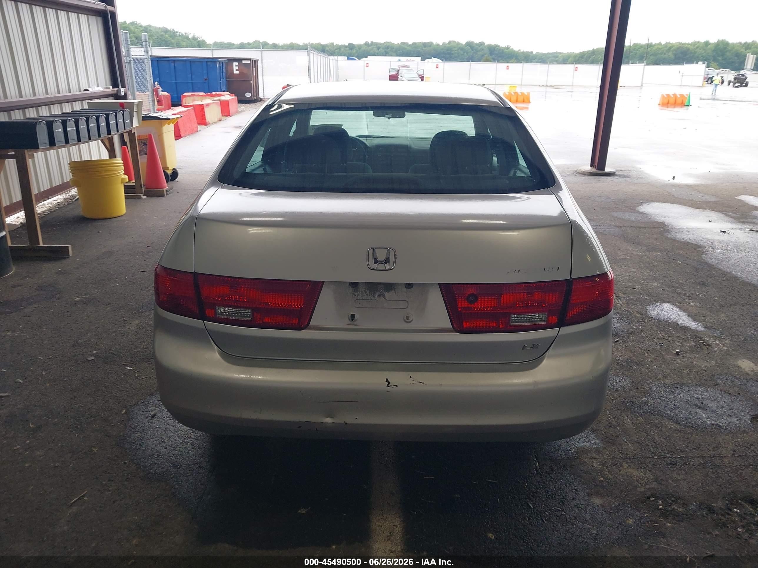 2005 Honda Accord 2.4 Lx Silver vin: 1HGCM56485L000490
