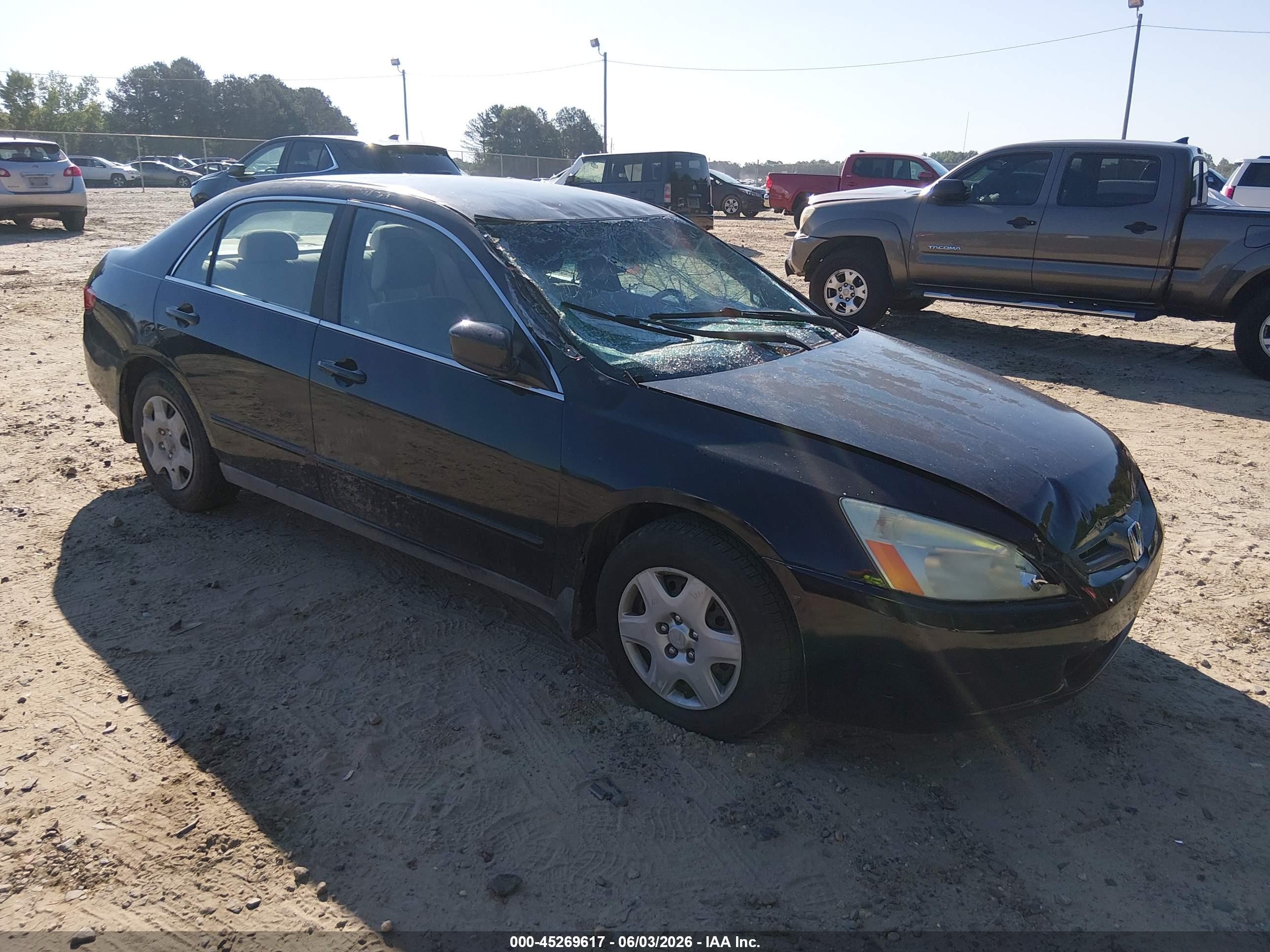2005 Honda Accord 2.4 Lx Black vin: 1HGCM56485L001526