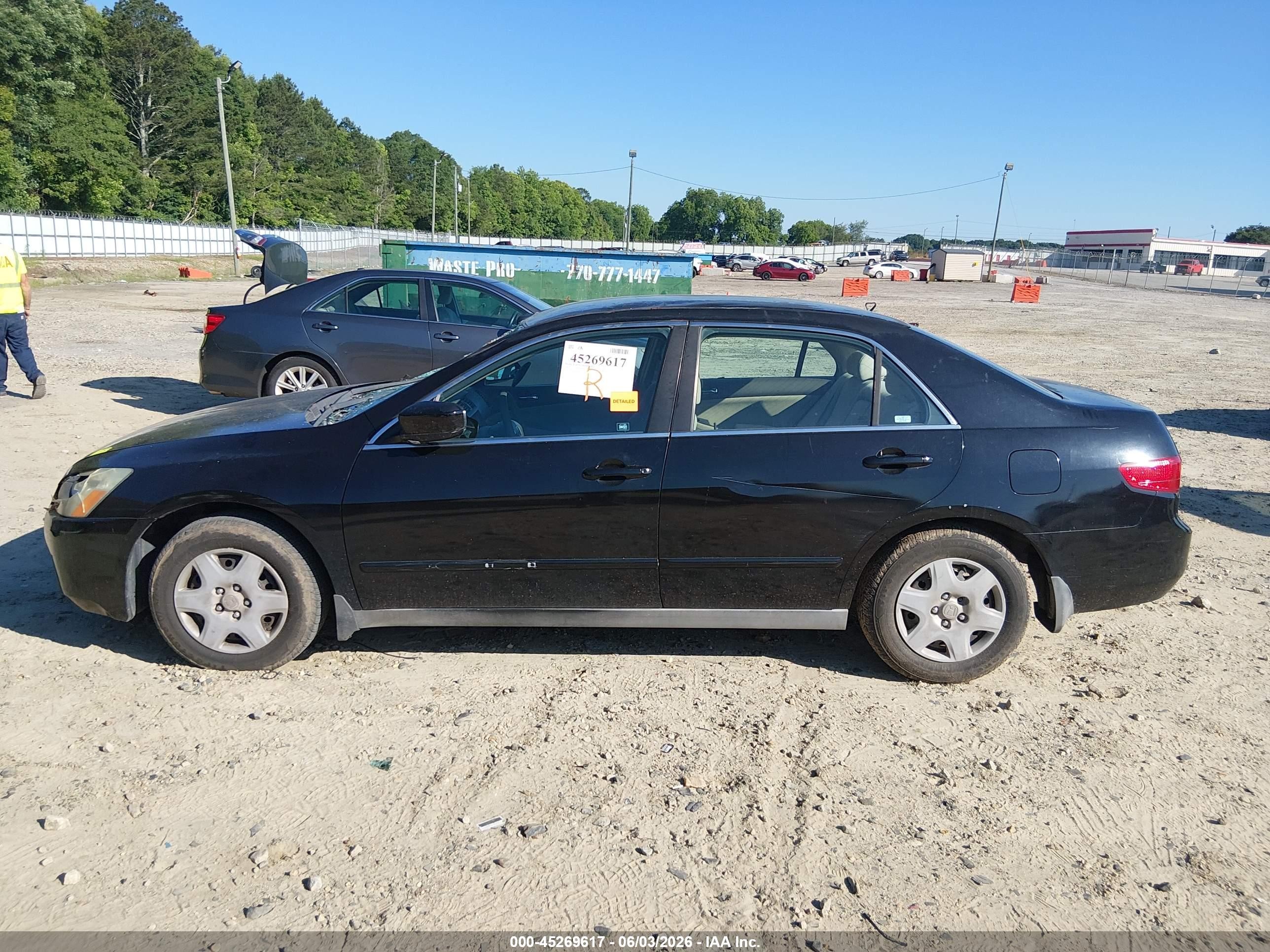 2005 Honda Accord 2.4 Lx Black vin: 1HGCM56485L001526