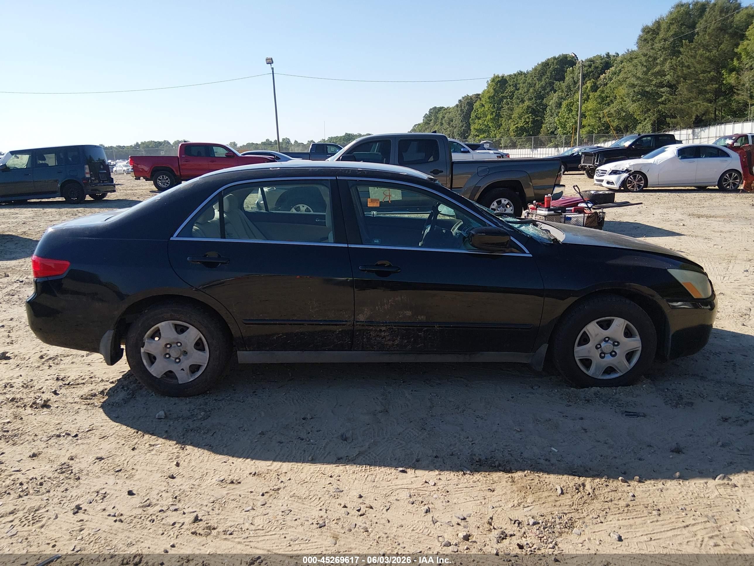 2005 Honda Accord 2.4 Lx Black vin: 1HGCM56485L001526