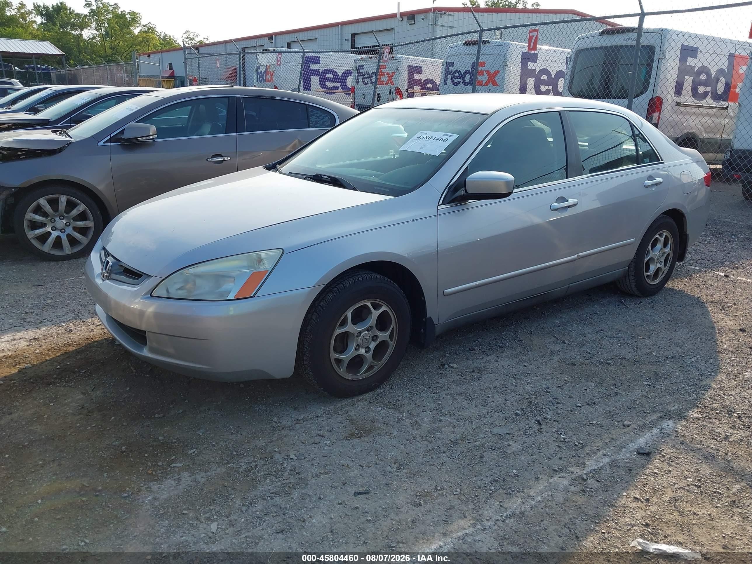 2005 Honda Accord 2.4 Lx Silver vin: 1HGCM56485L005043