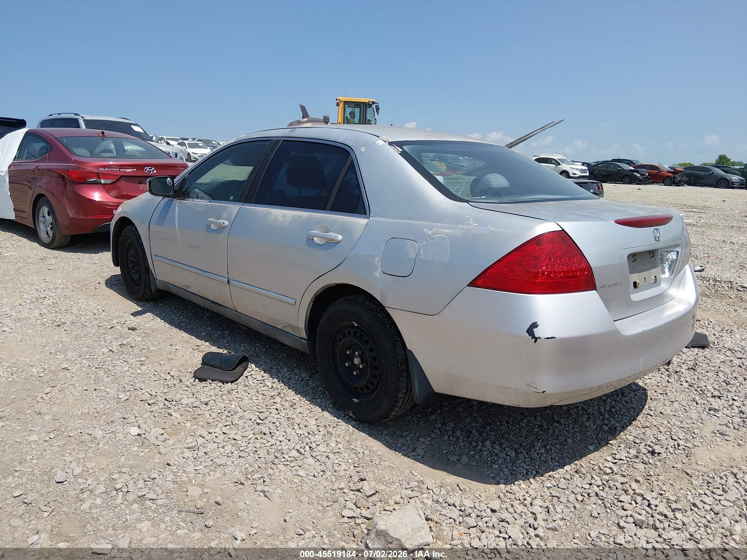 2006 Honda Accord 2.4 Lx Silver vin: 1HGCM56486A030411