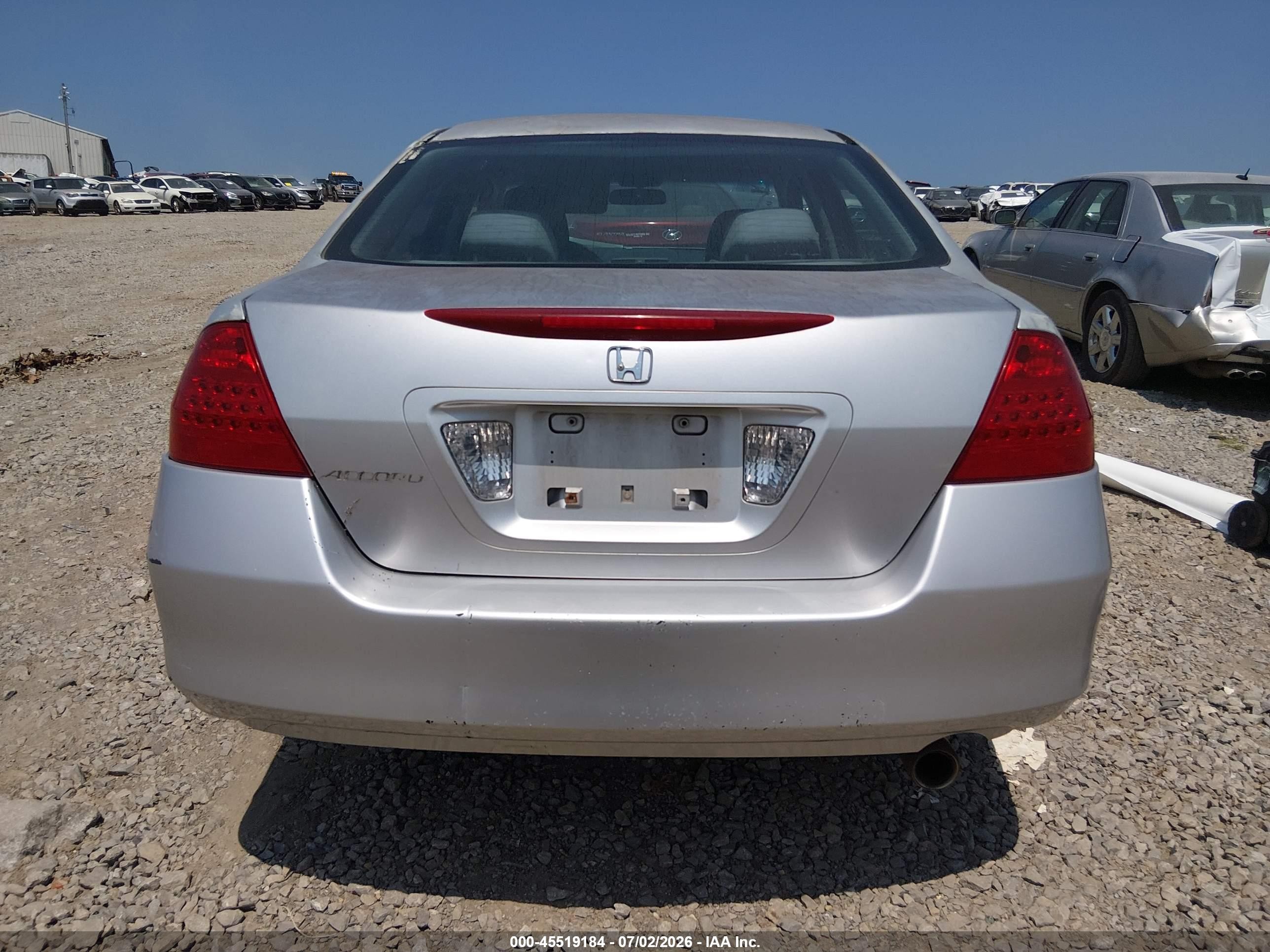 2006 Honda Accord 2.4 Lx Silver vin: 1HGCM56486A030411