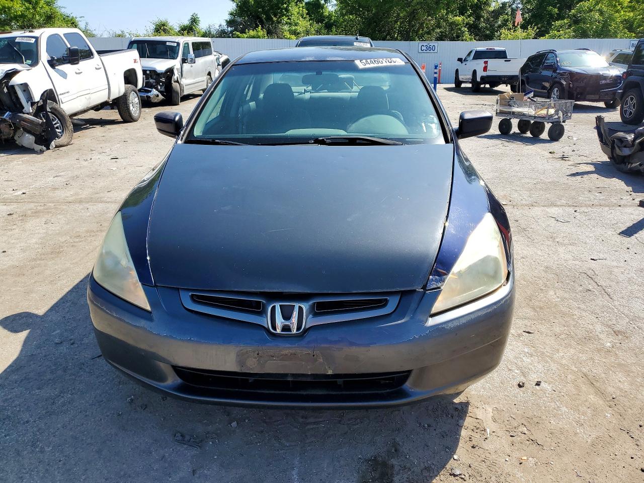 2006 Honda Accord Lx Синий vin: 1HGCM56486A128273
