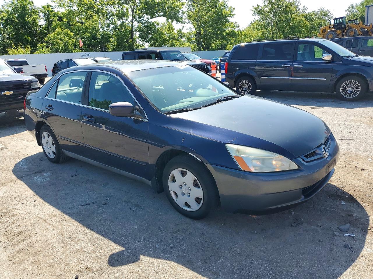 2006 Honda Accord Lx Синий vin: 1HGCM56486A128273