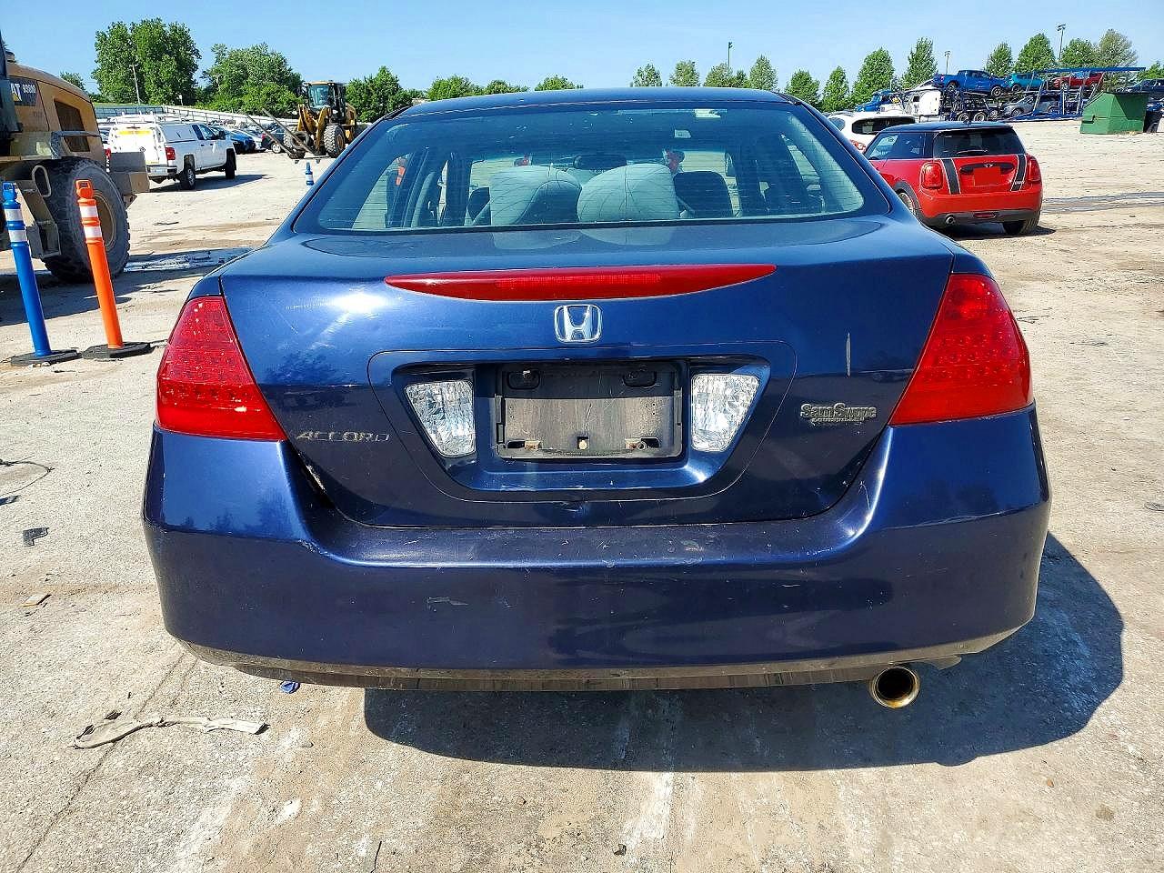 2006 Honda Accord Lx Синий vin: 1HGCM56486A128273