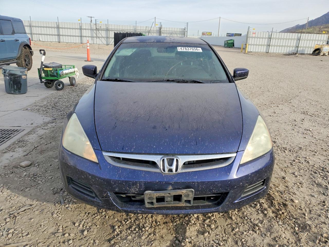 2007 Honda Accord Lx Blue vin: 1HGCM56487A067850