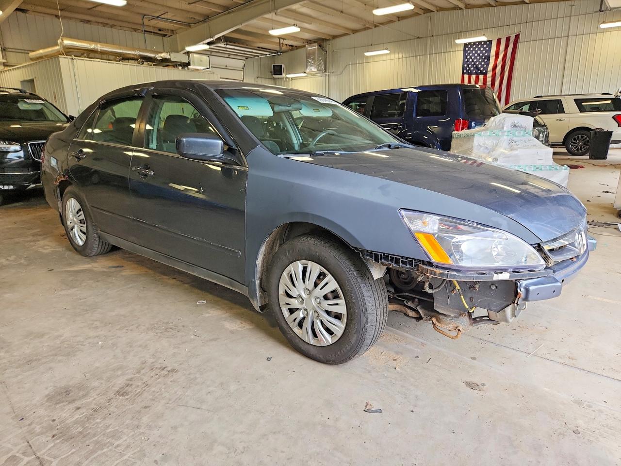2007 Honda Accord Lx Gray vin: 1HGCM56487A084227