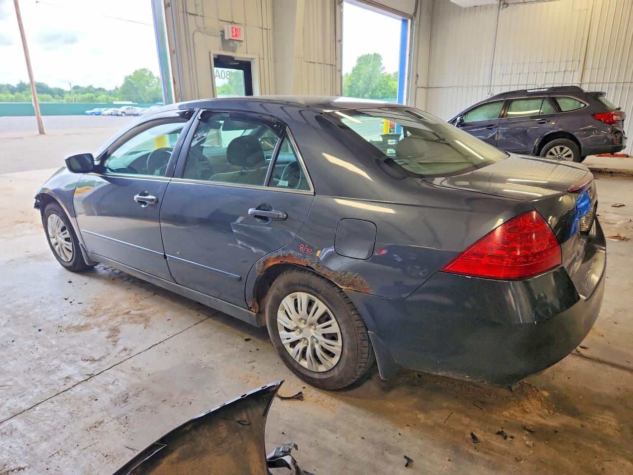 2007 Honda Accord Lx Gray vin: 1HGCM56487A084227