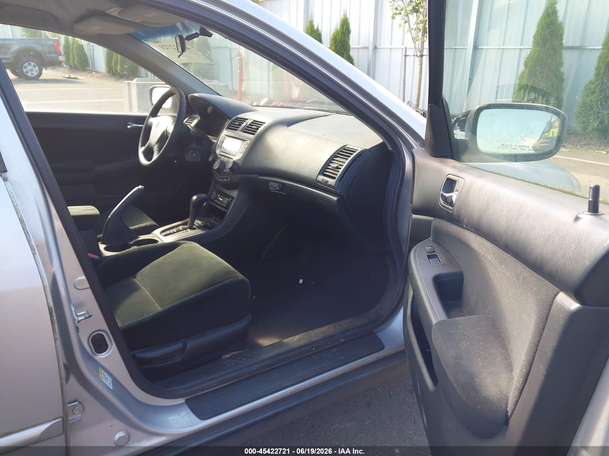 2007 Honda Accord 2.4 Lx Silver vin: 1HGCM56487A103049