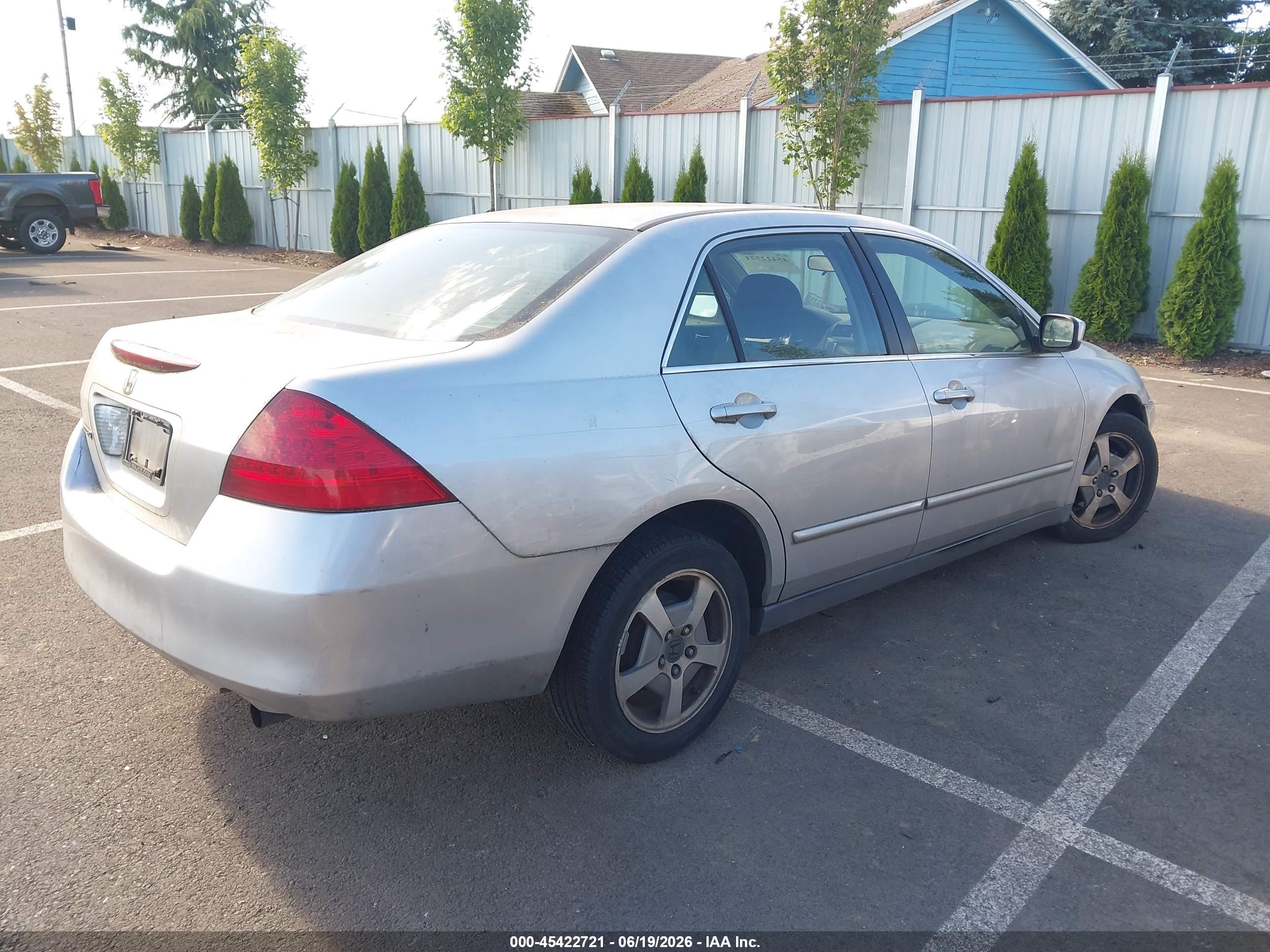 2007 Honda Accord 2.4 Lx Silver vin: 1HGCM56487A103049