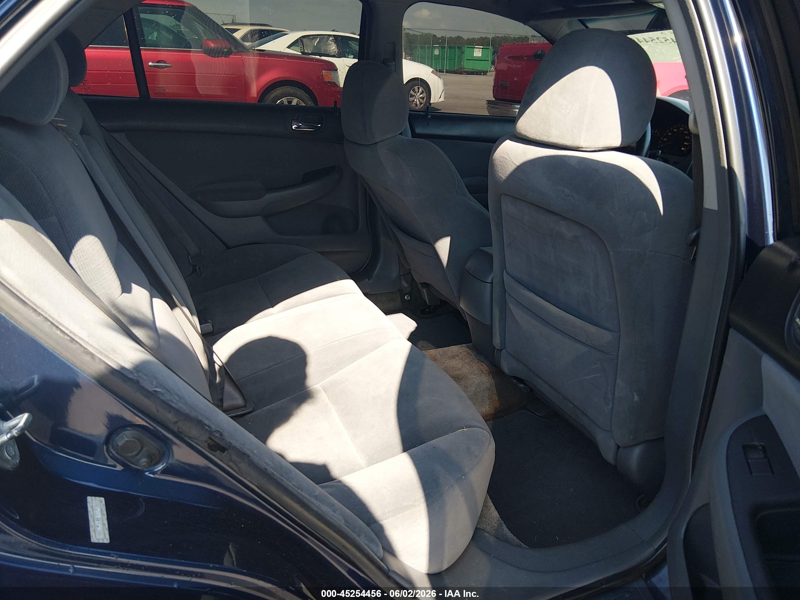 2007 Honda Accord 2.4 Lx Blue vin: 1HGCM56487A124063