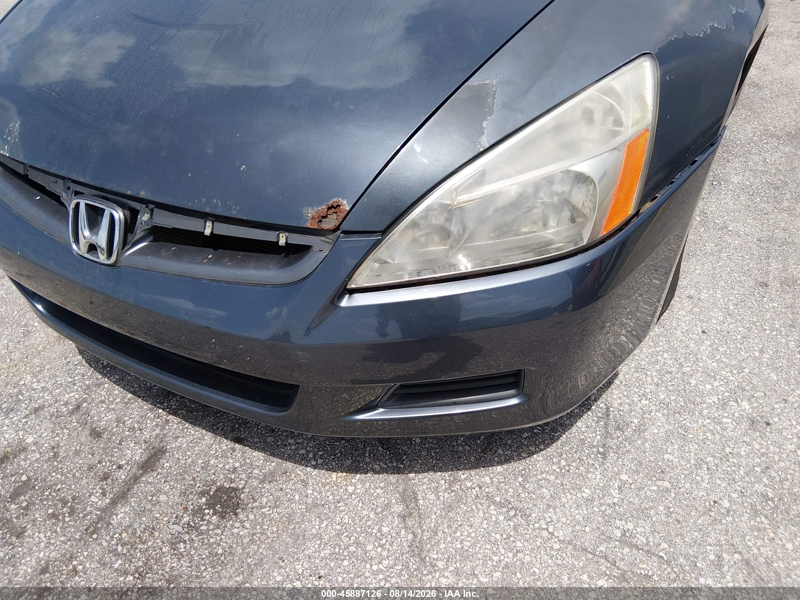 2007 Honda Accord 2.4 Lx Gray vin: 1HGCM56487A170203