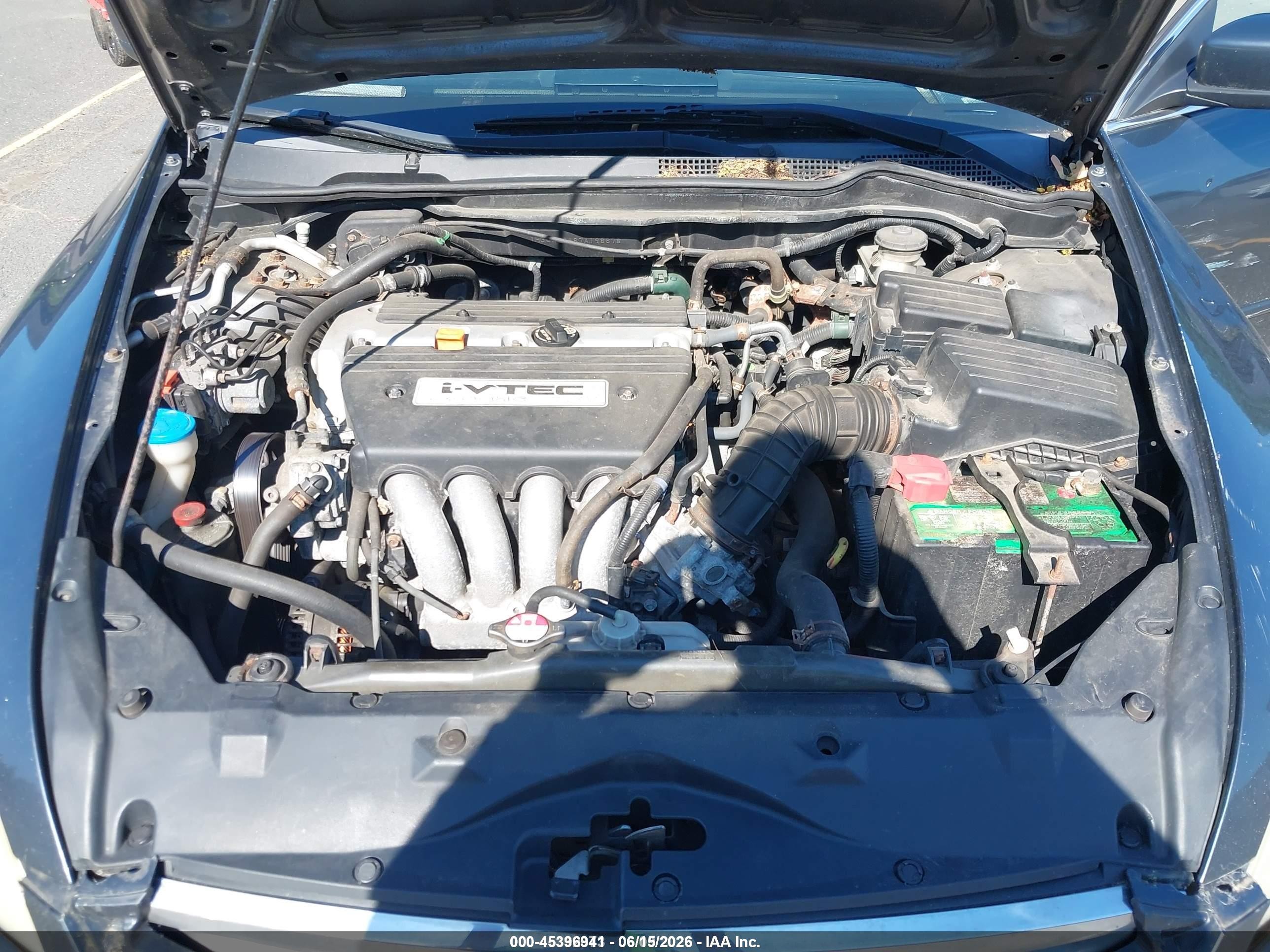 2007 Honda Accord 2.4 Lx Gray vin: 1HGCM56487A198678