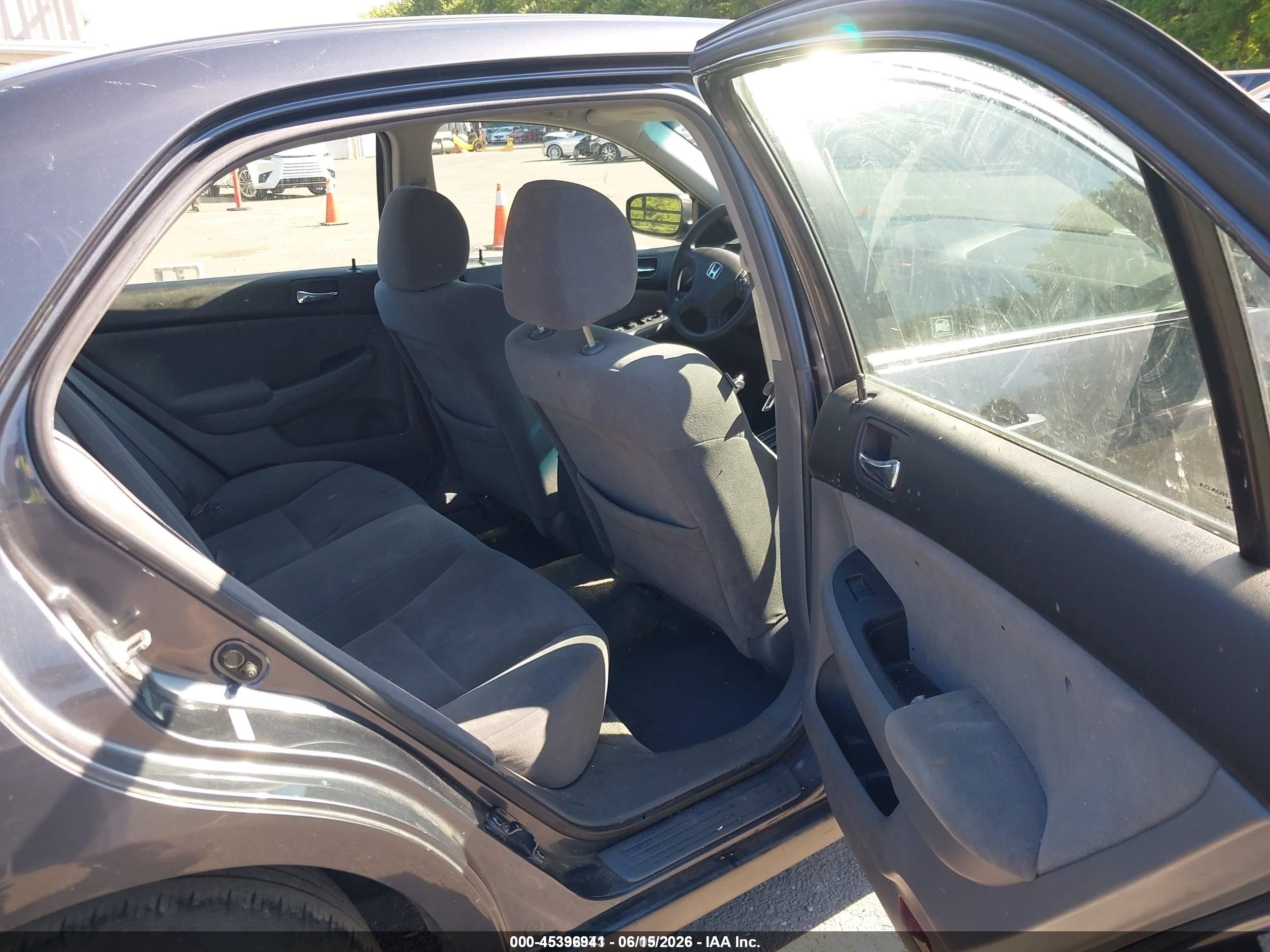 2007 Honda Accord 2.4 Lx Gray vin: 1HGCM56487A198678