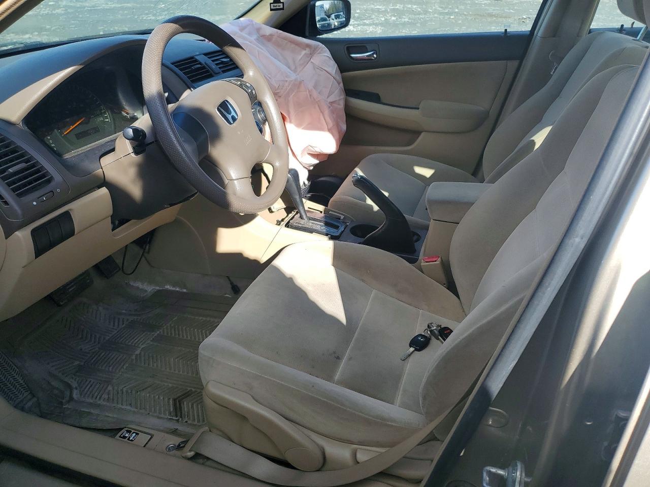 2003 Honda Accord Lx Beige vin: 1HGCM56493A801082