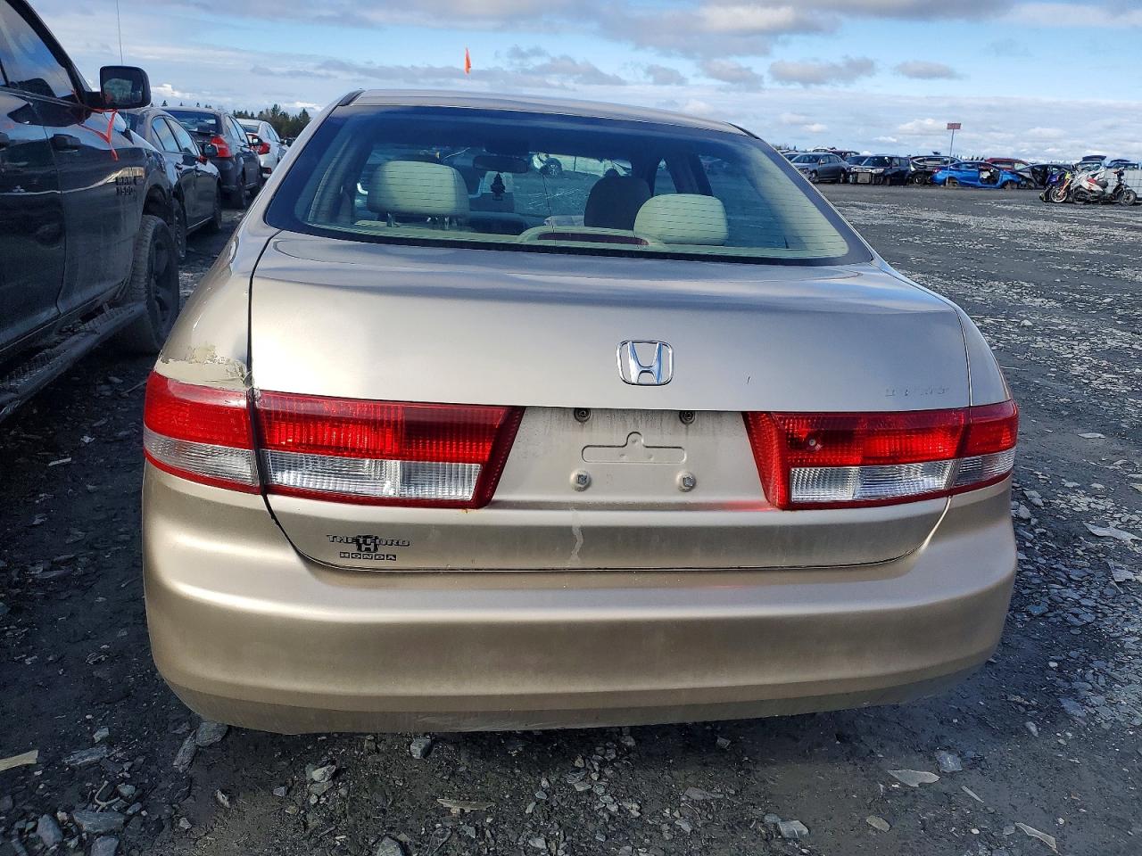 2003 Honda Accord Lx Beige vin: 1HGCM56493A801082