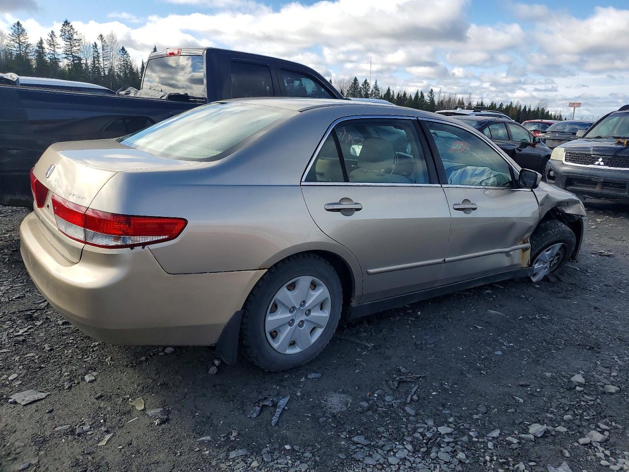 2003 Honda Accord Lx Beige vin: 1HGCM56493A801082