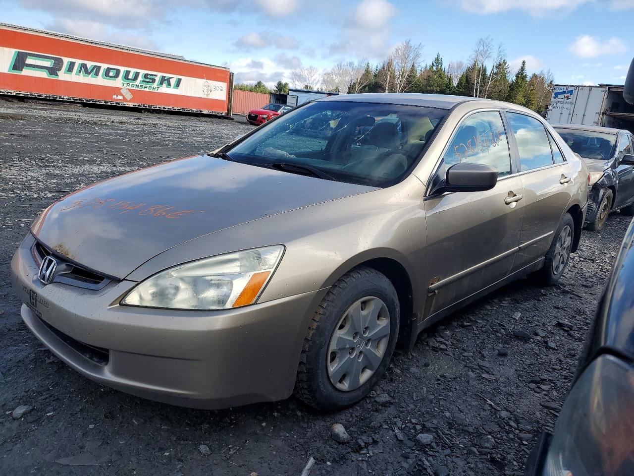 2003 Honda Accord Lx Beige vin: 1HGCM56493A801082
