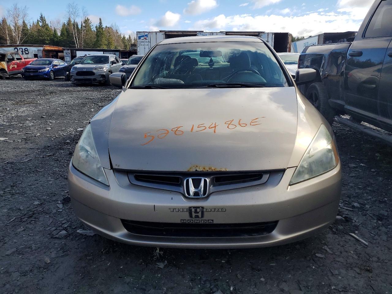 2003 Honda Accord Lx Beige vin: 1HGCM56493A801082