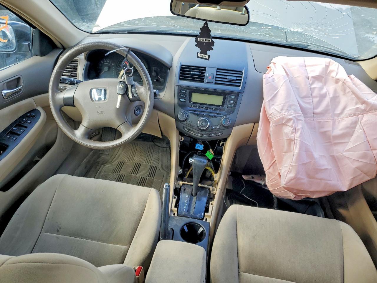 2003 Honda Accord Lx Beige vin: 1HGCM56493A801082
