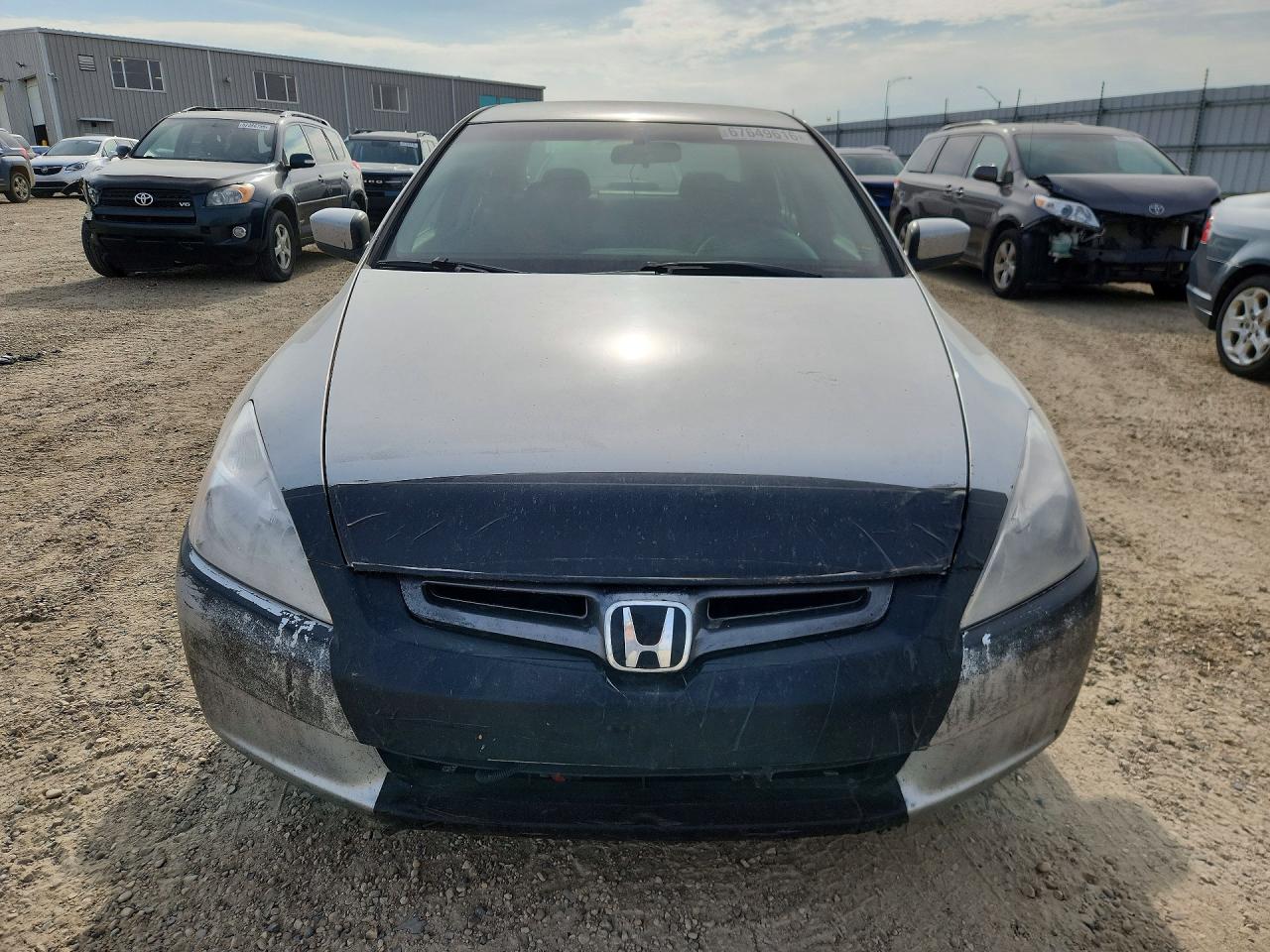 2003 Honda Accord Lx Silver vin: 1HGCM56493A804290