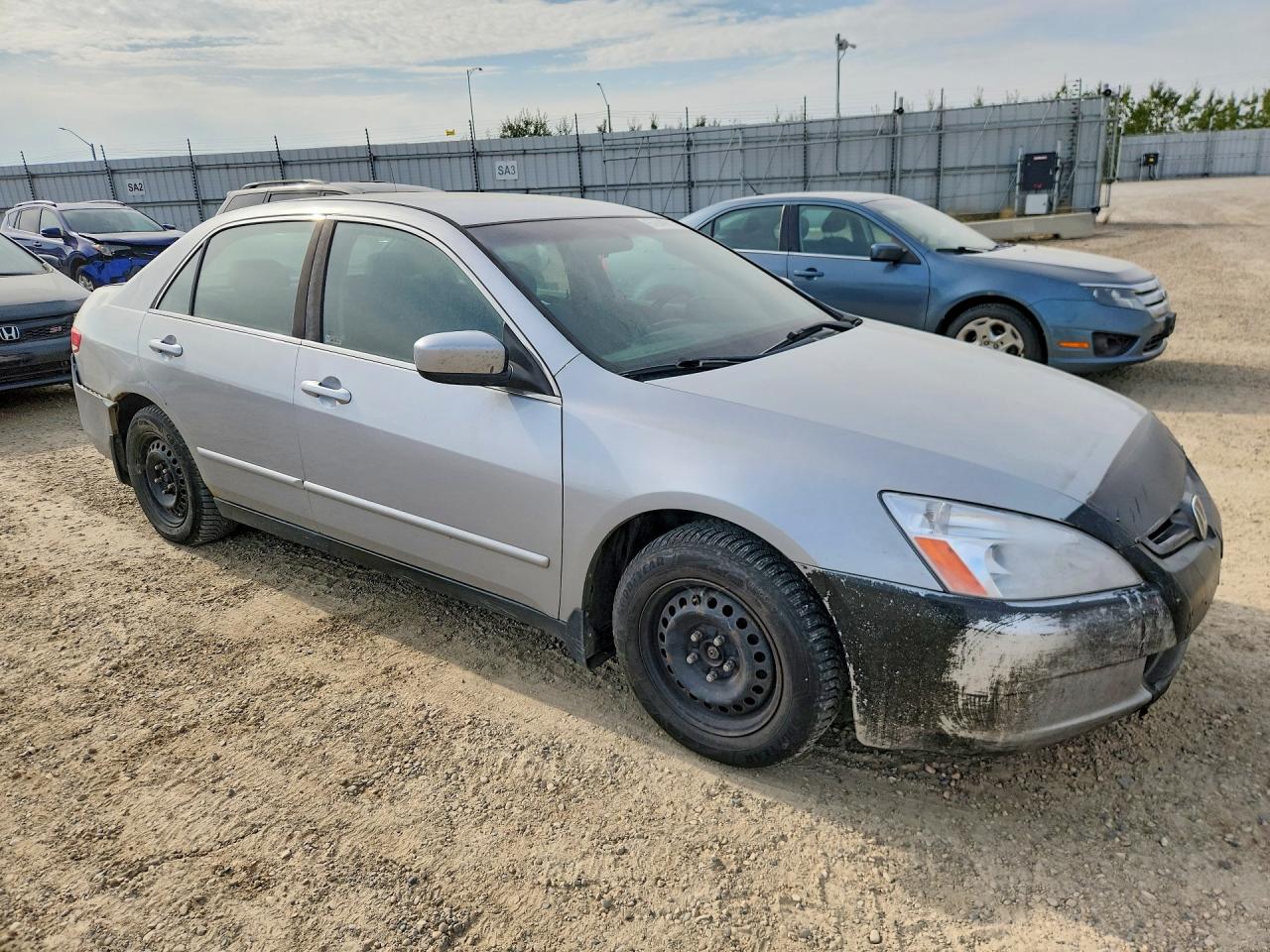 2003 Honda Accord Lx Silver vin: 1HGCM56493A804290