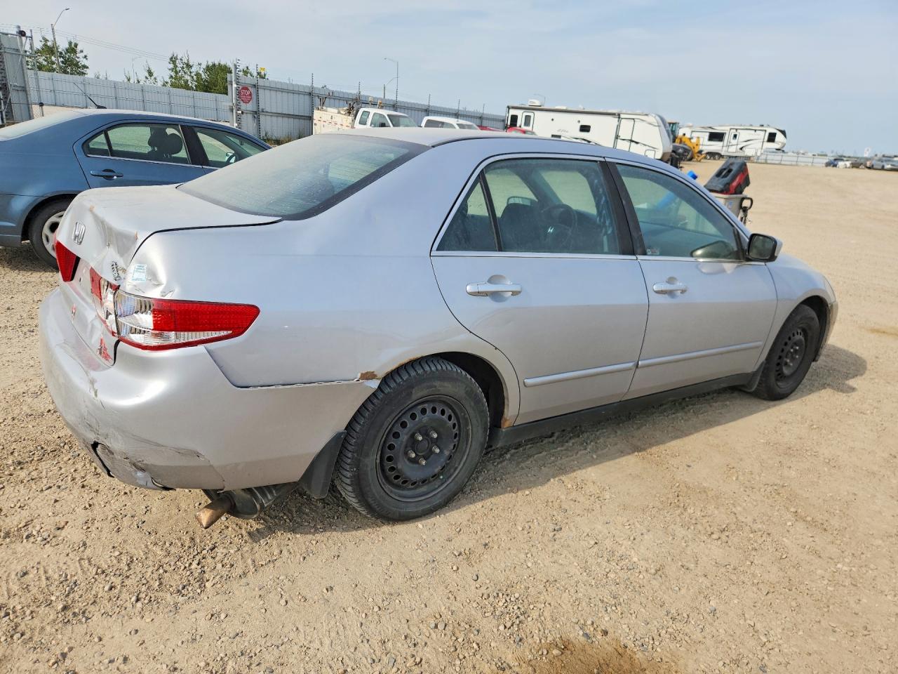 2003 Honda Accord Lx Silver vin: 1HGCM56493A804290