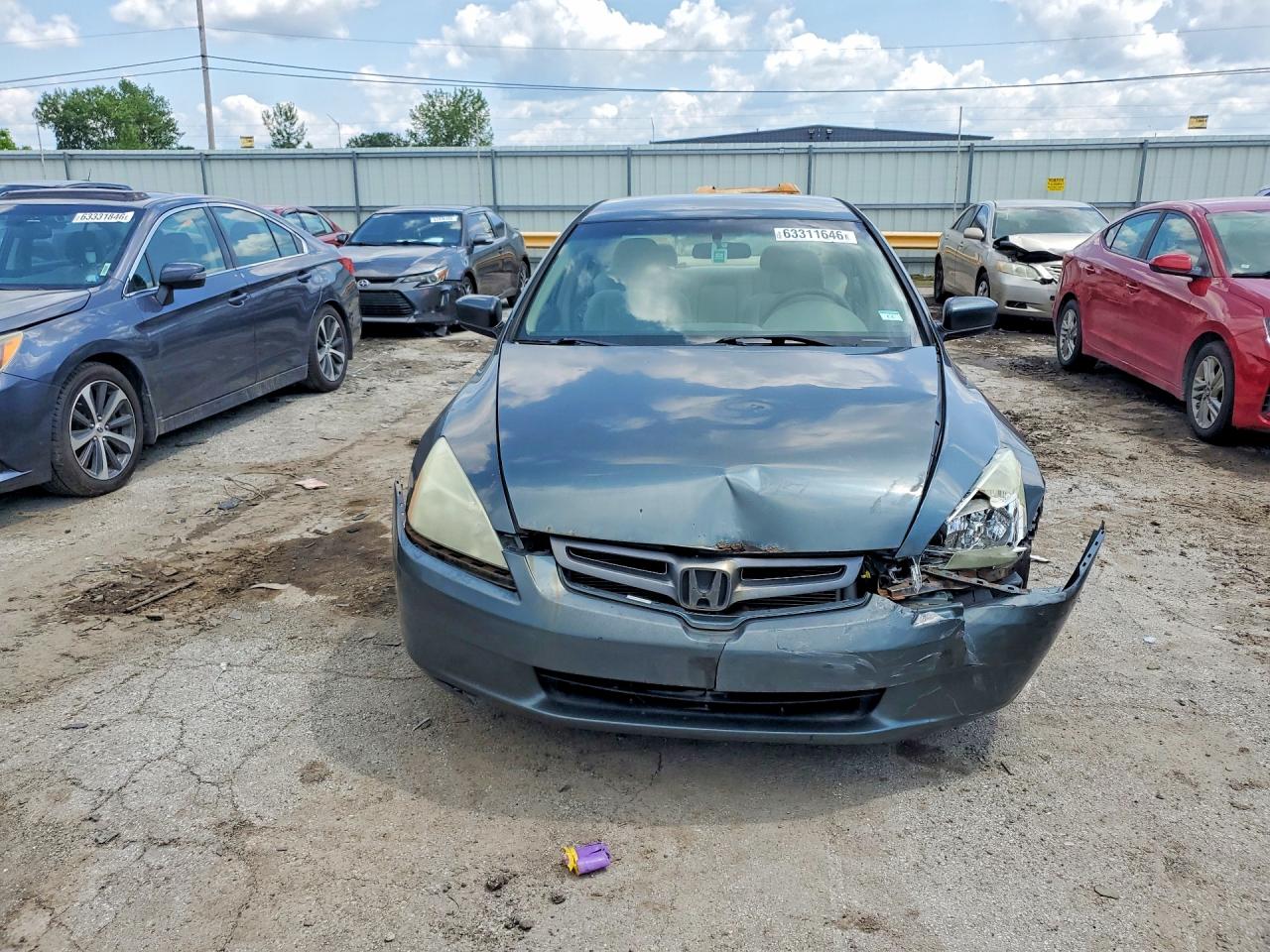 2005 Honda Accord Lx Бирюзовый vin: 1HGCM56495A023482