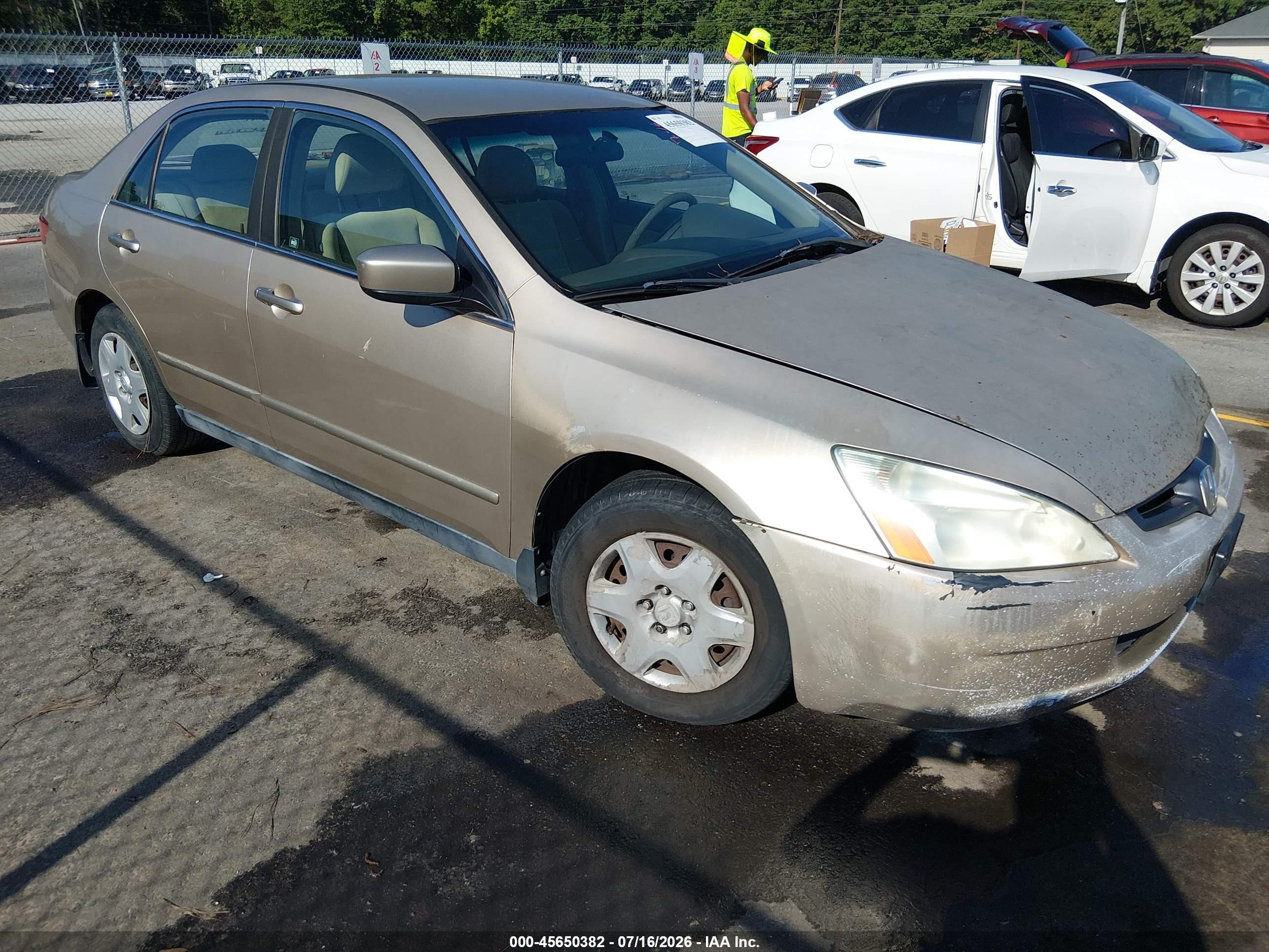 2005 Honda Accord 2.4 Lx Gold vin: 1HGCM56495A033400