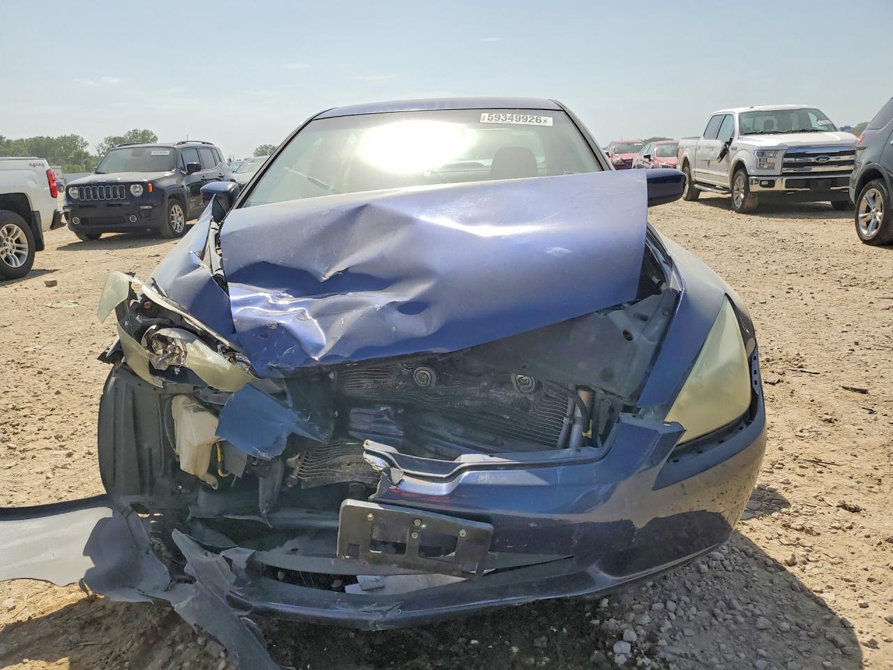 2005 Honda Accord Lx Blue vin: 1HGCM56495A047555