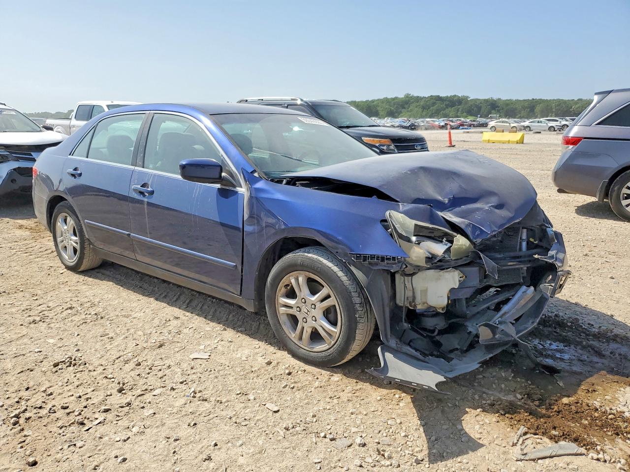 2005 Honda Accord Lx Blue vin: 1HGCM56495A047555
