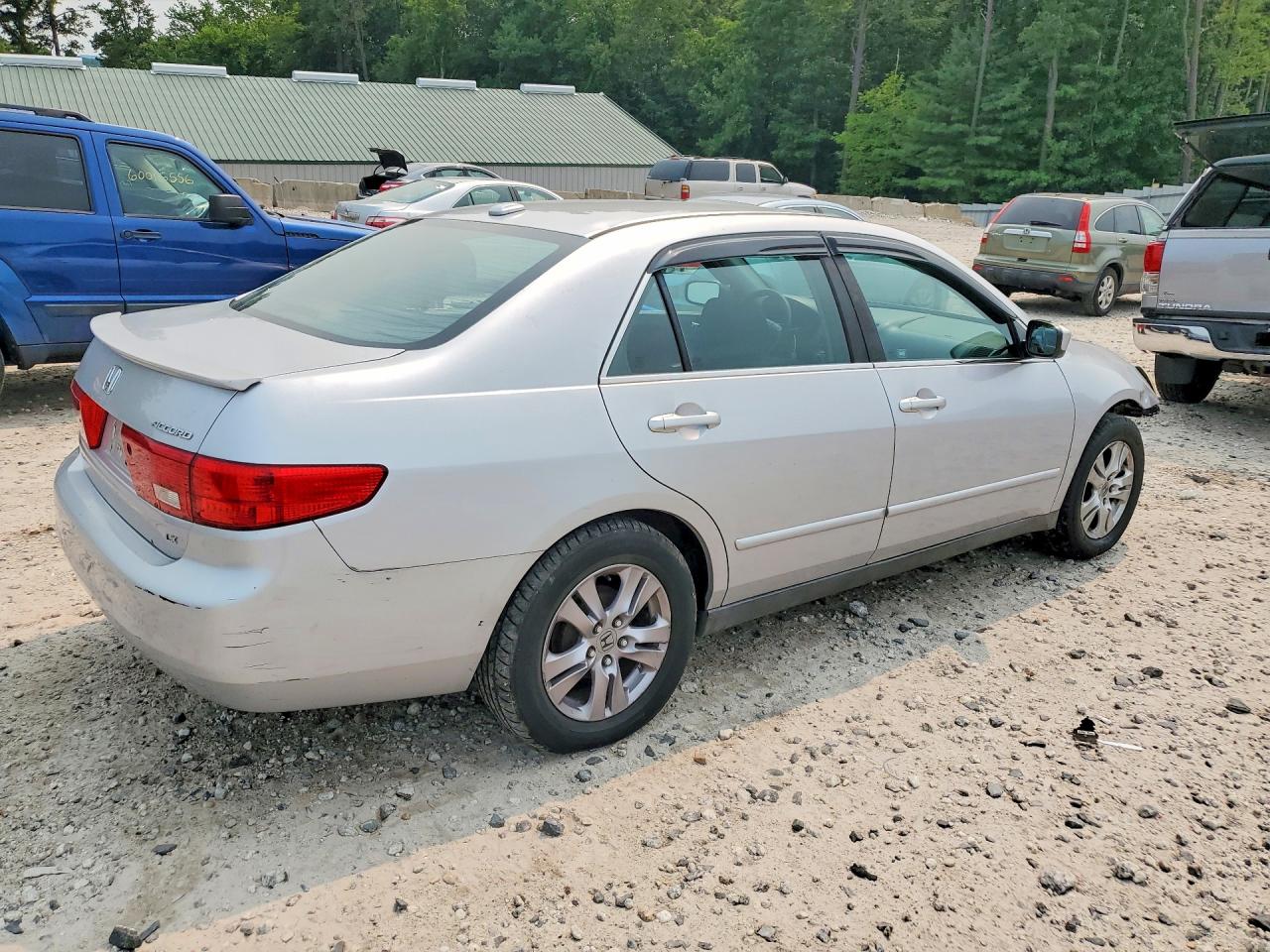2005 Honda Accord Lx Silver vin: 1HGCM56495A057972