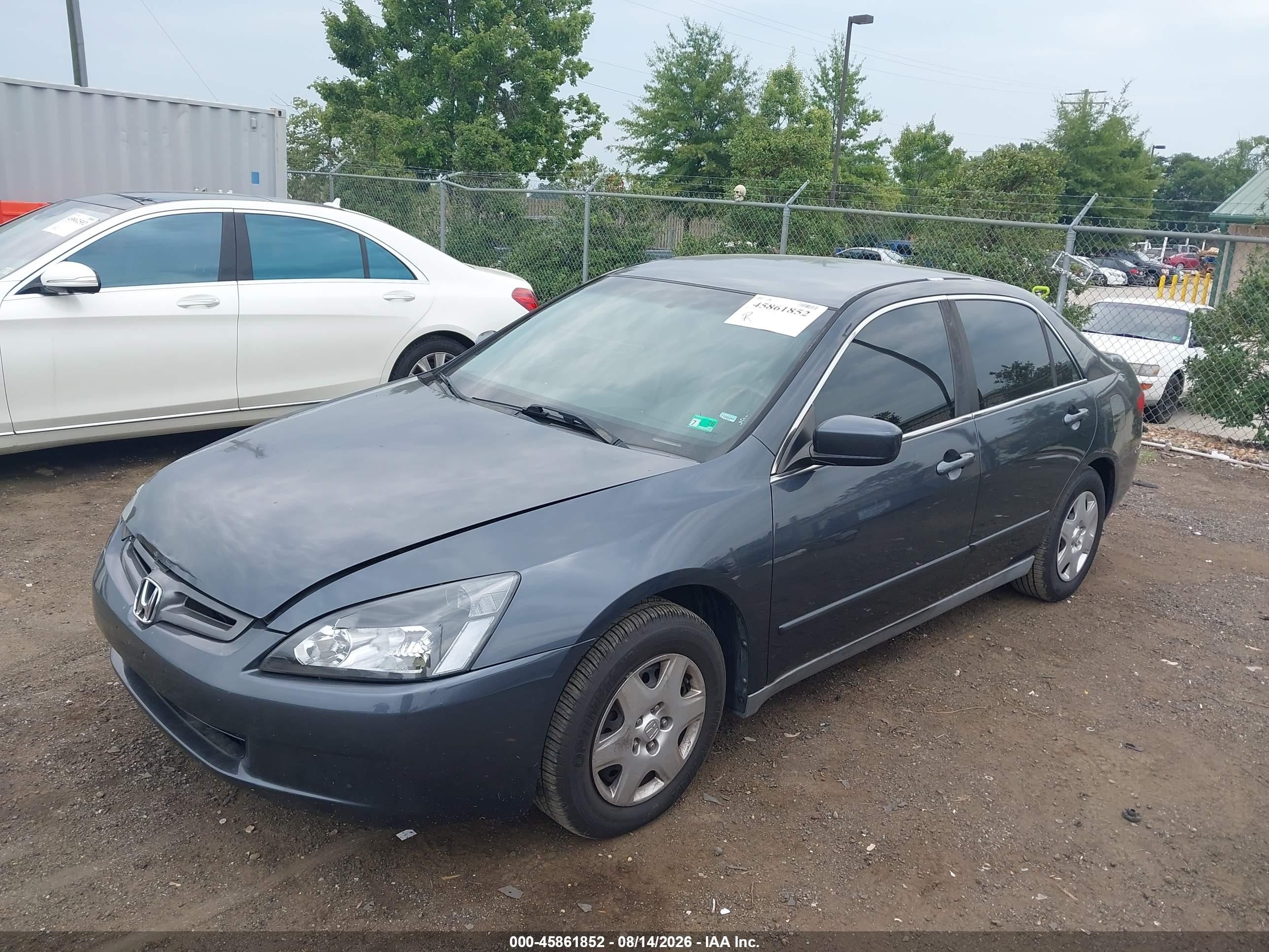 2005 Honda Accord 2.4 Lx Gray vin: 1HGCM56495A069684