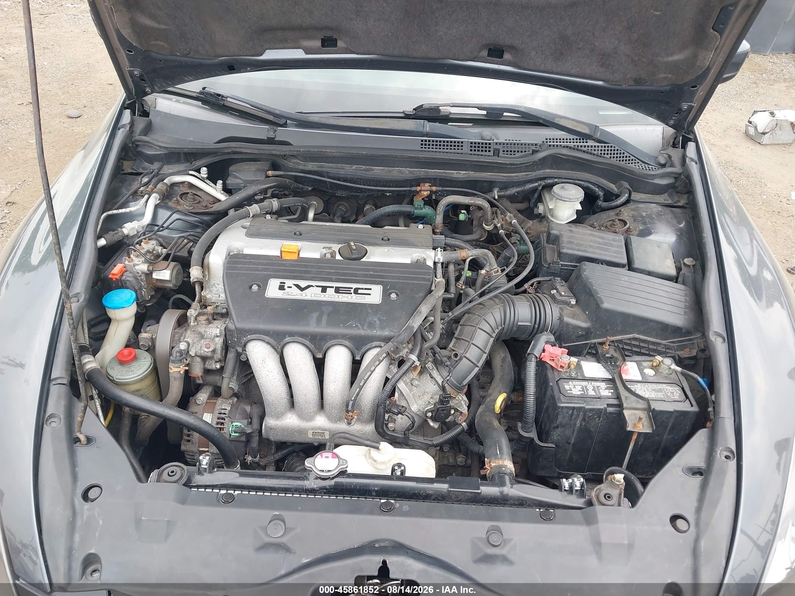2005 Honda Accord 2.4 Lx Gray vin: 1HGCM56495A069684