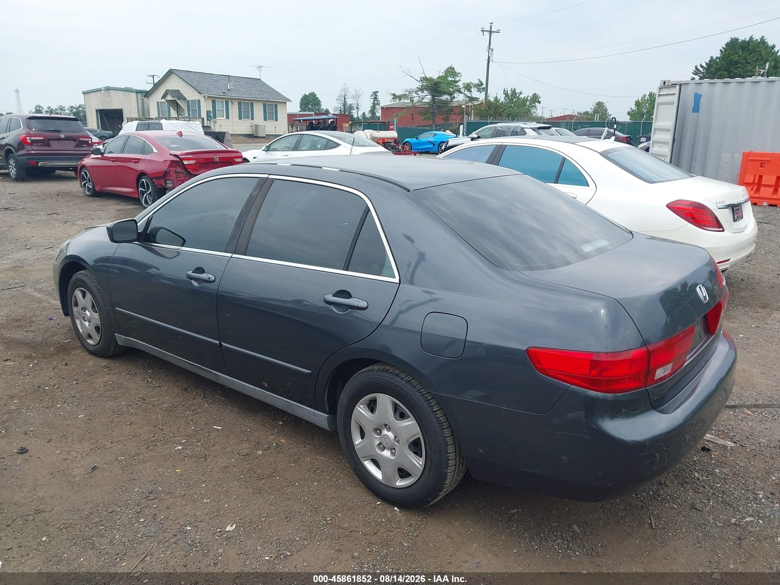 2005 Honda Accord 2.4 Lx Gray vin: 1HGCM56495A069684