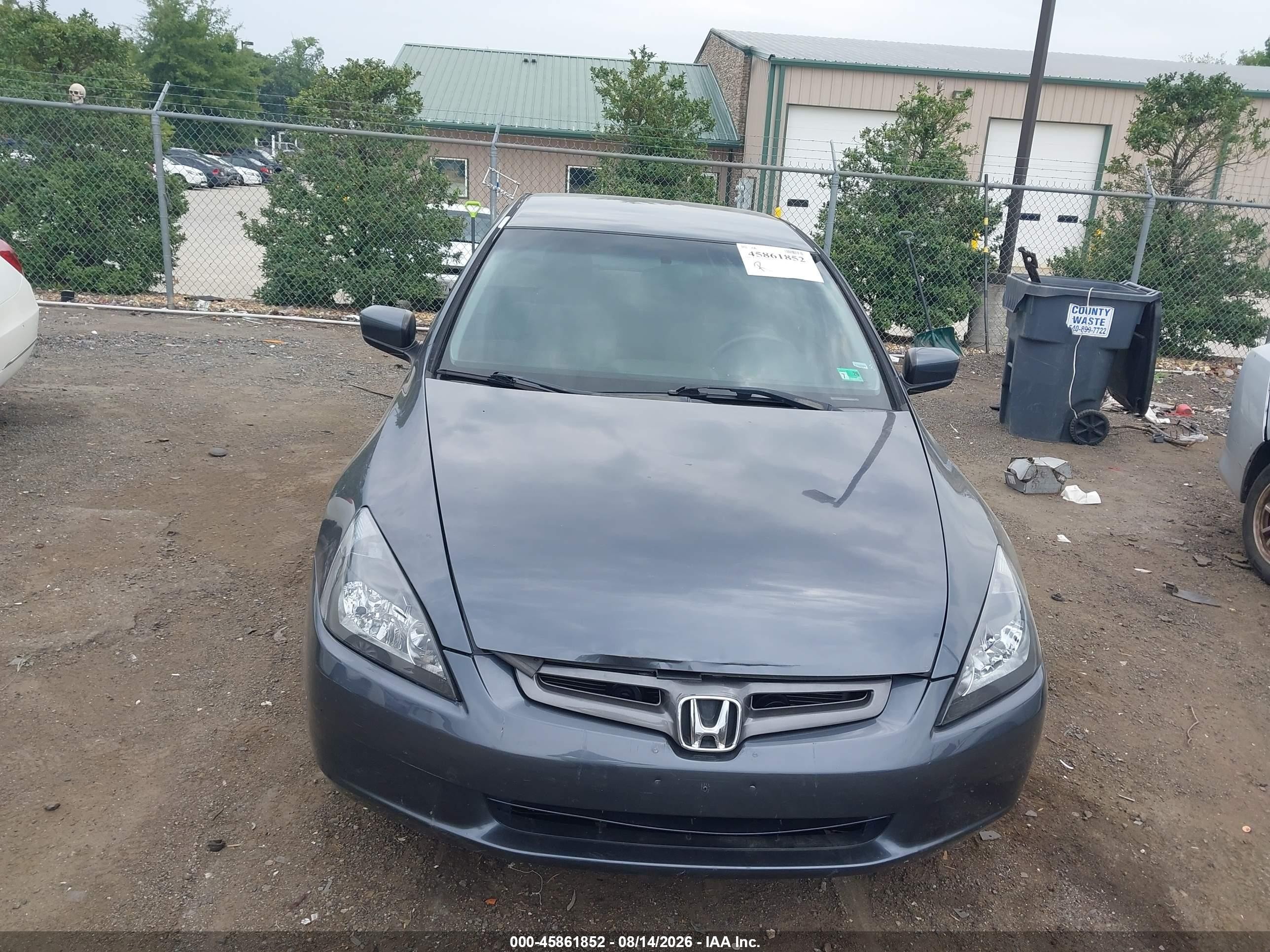 2005 Honda Accord 2.4 Lx Gray vin: 1HGCM56495A069684