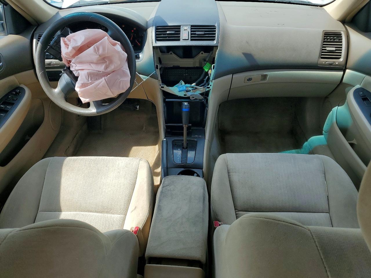 2005 Honda Accord Lx White vin: 1HGCM56495A167971
