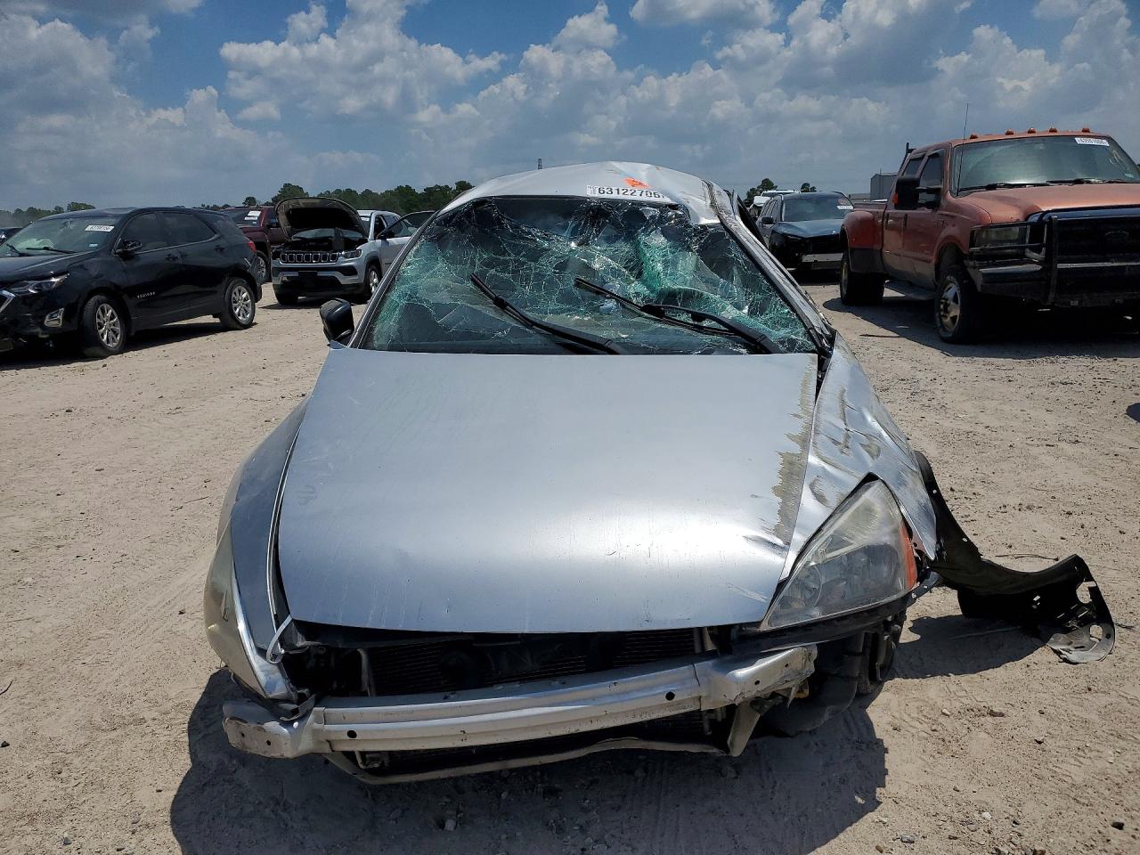 2006 Honda Accord Lx Silver vin: 1HGCM56496A070075