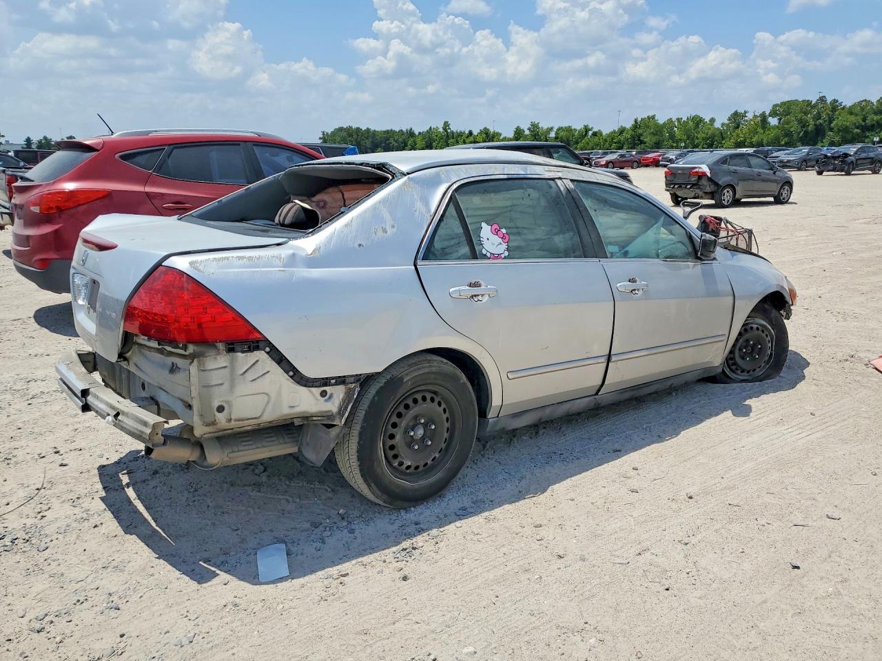 2006 Honda Accord Lx Silver vin: 1HGCM56496A070075