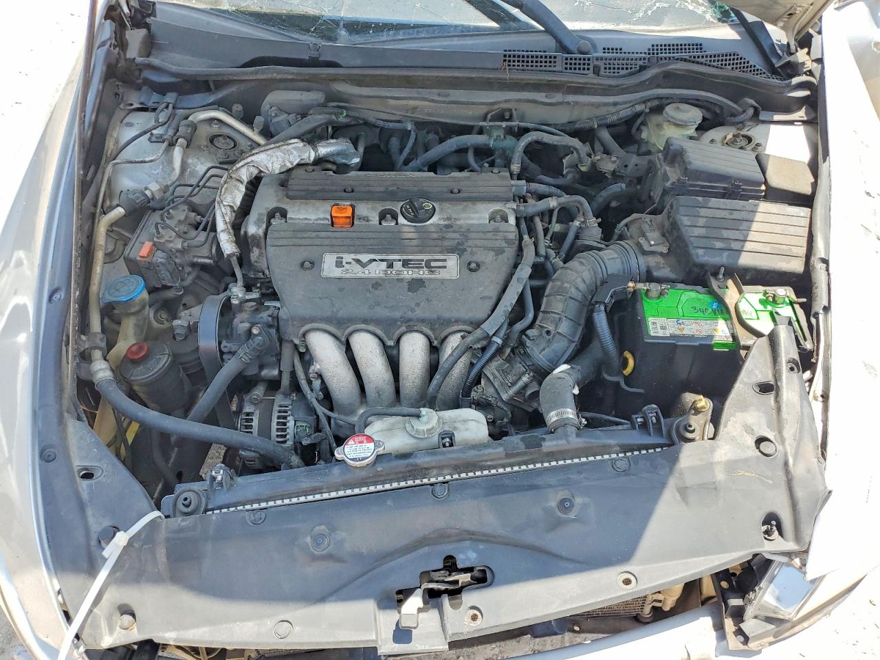 2006 Honda Accord Lx Silver vin: 1HGCM56496A070075