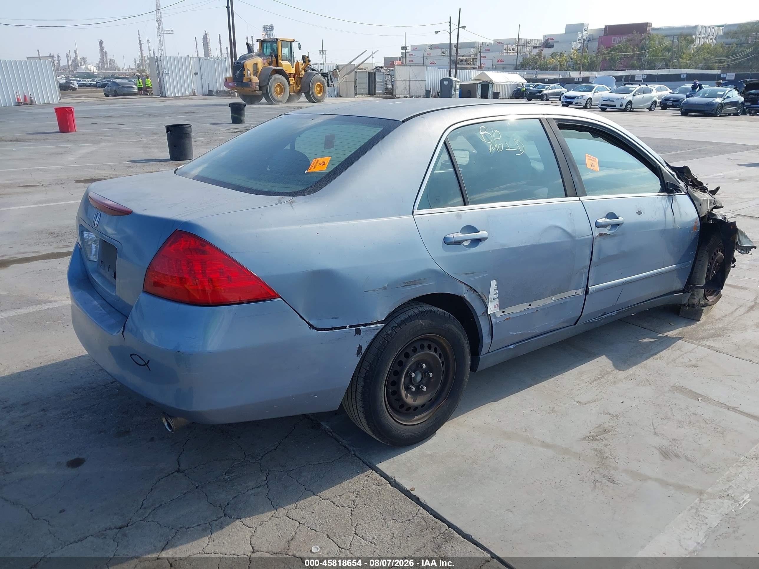 2006 Honda Accord 2.4 Lx Silver vin: 1HGCM56496A076331