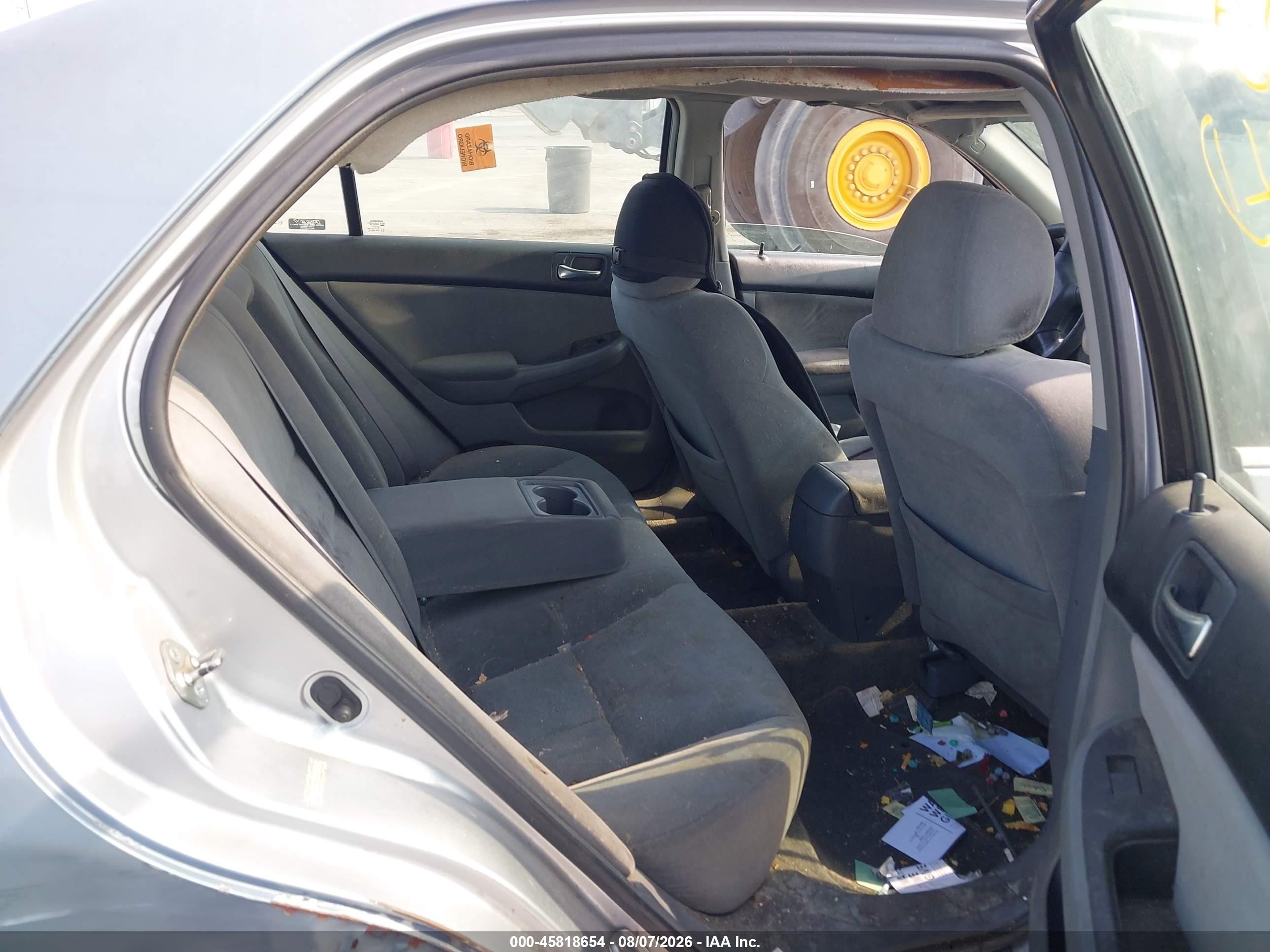 2006 Honda Accord 2.4 Lx Silver vin: 1HGCM56496A076331